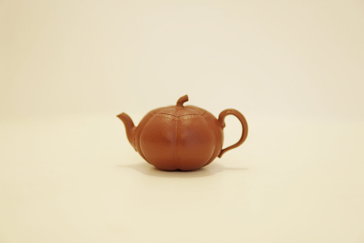 Yixing Zisha Mini Pumpkin Teapot | Nan Gua | Traditional Chinese Kung Fu Tea Pot | Hong Jiangpo Red Clay | 60 cc / 2.0 oz Tiny Teapot
