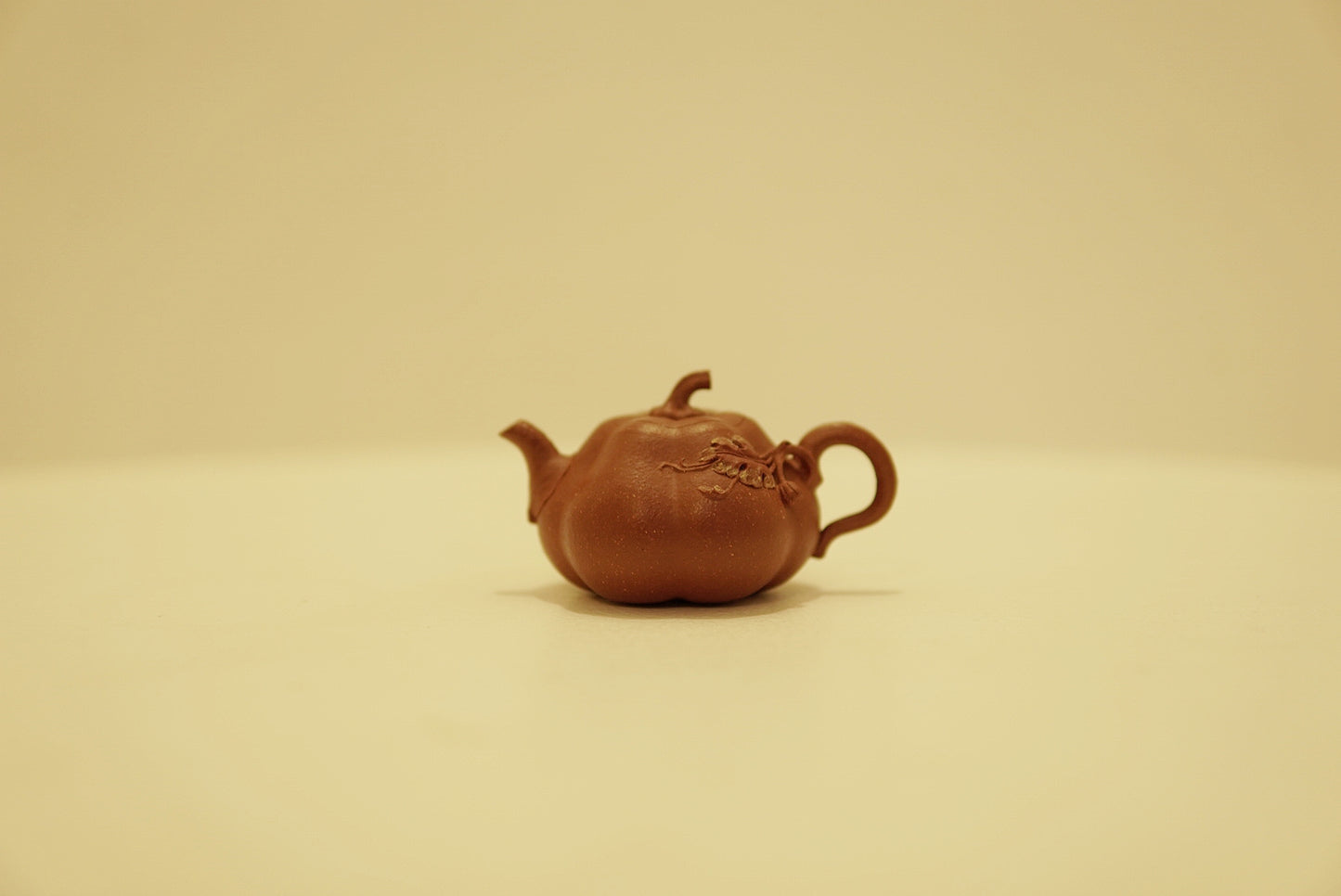 Yixing Zisha Mini Pumpkin Teapot | Nan Gua | Traditional Chinese Kung Fu Tea Pot | Hong Jiangpo Red Clay | 60 cc / 2.0 oz Tiny Teapot
