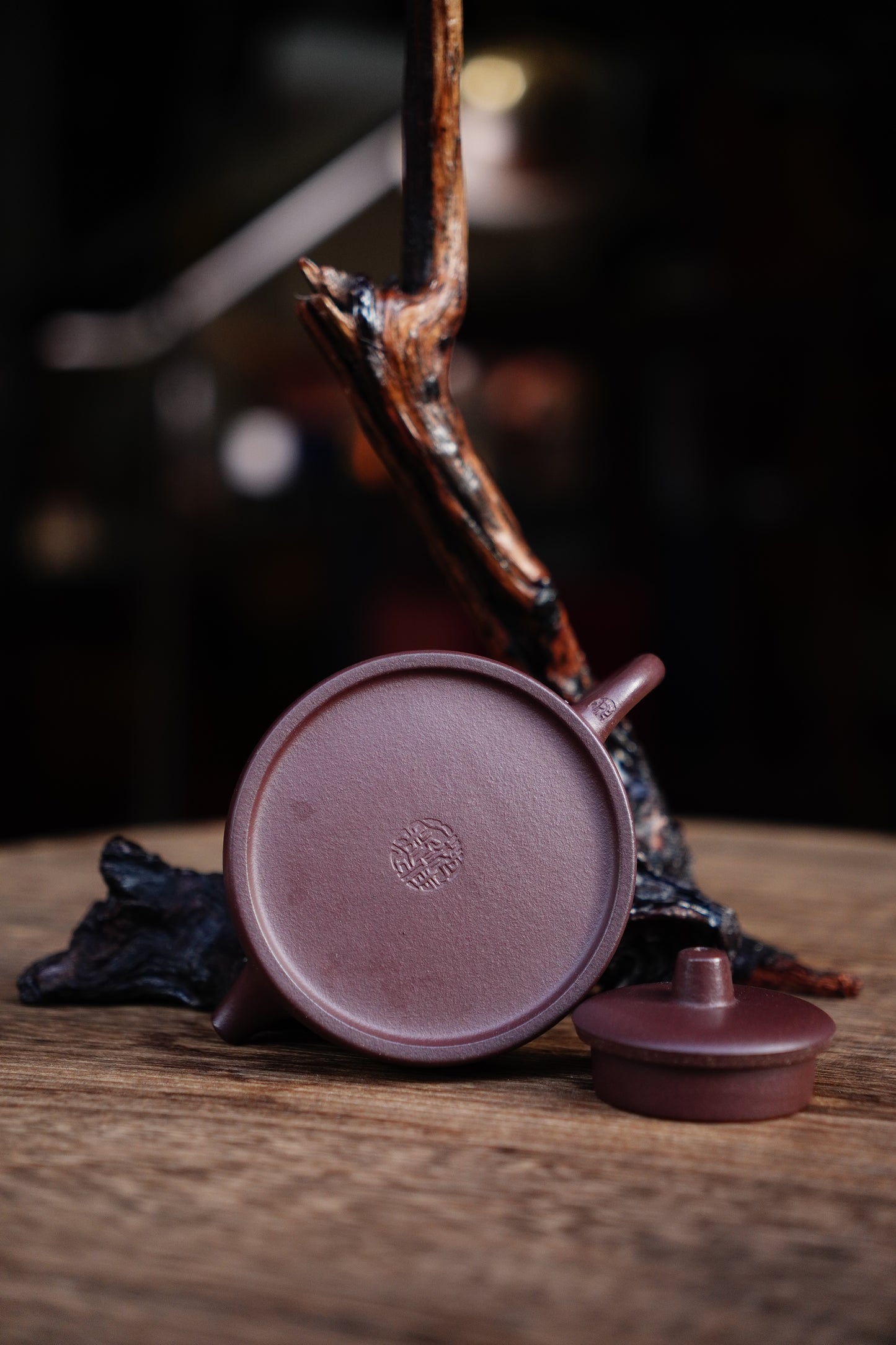 Handmade Jinglan purple clay teapot 150ml