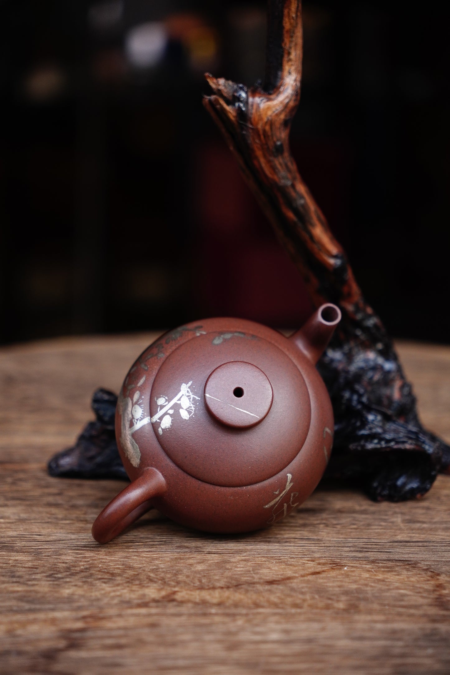 Handmade Julunzhu Teapot purple clay, 150ml
