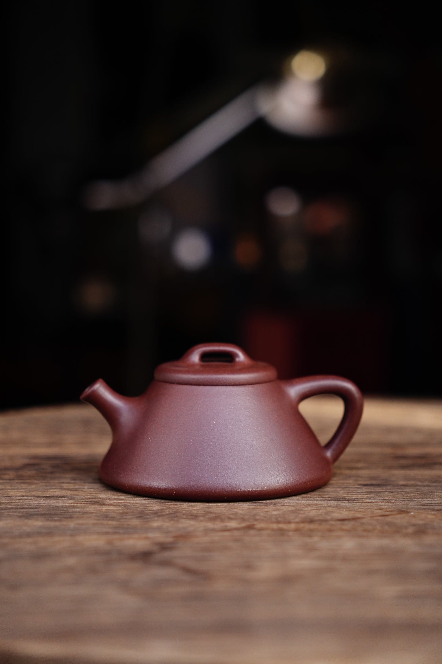 Handmade wenpiao teapot, Purple clay 170ml