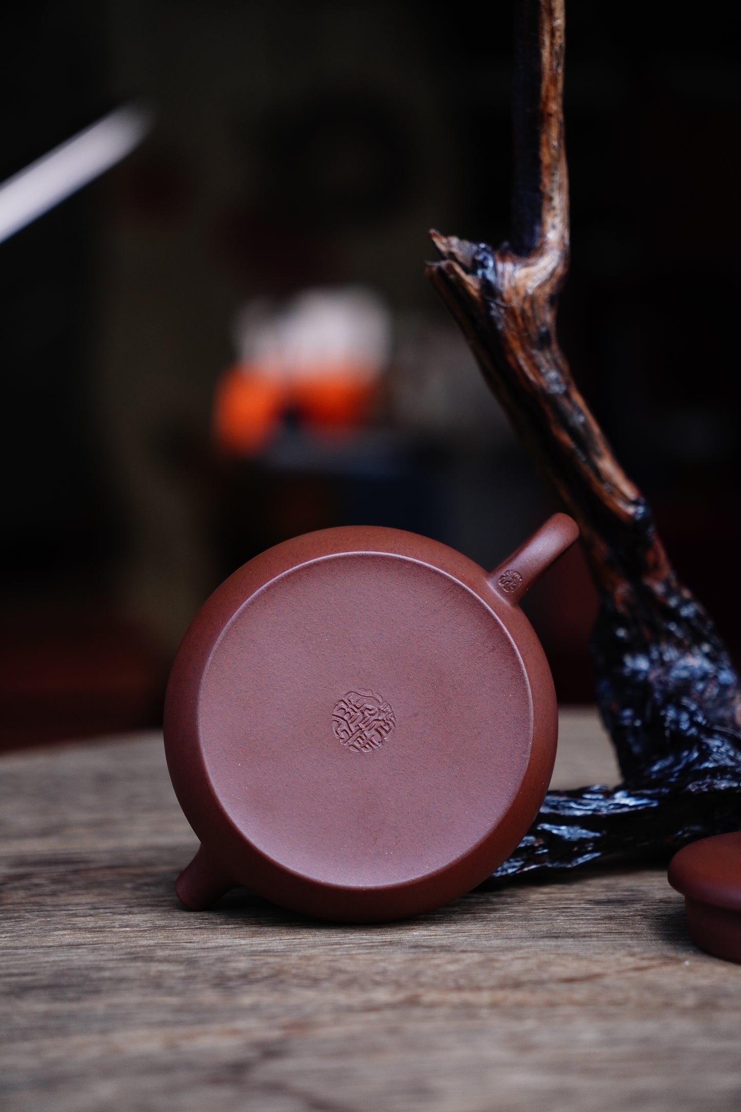 Handmade Hehuan teapot Zisha Yixing clay purple clay 160ml ceramic pottery, gonfu tea, Zen