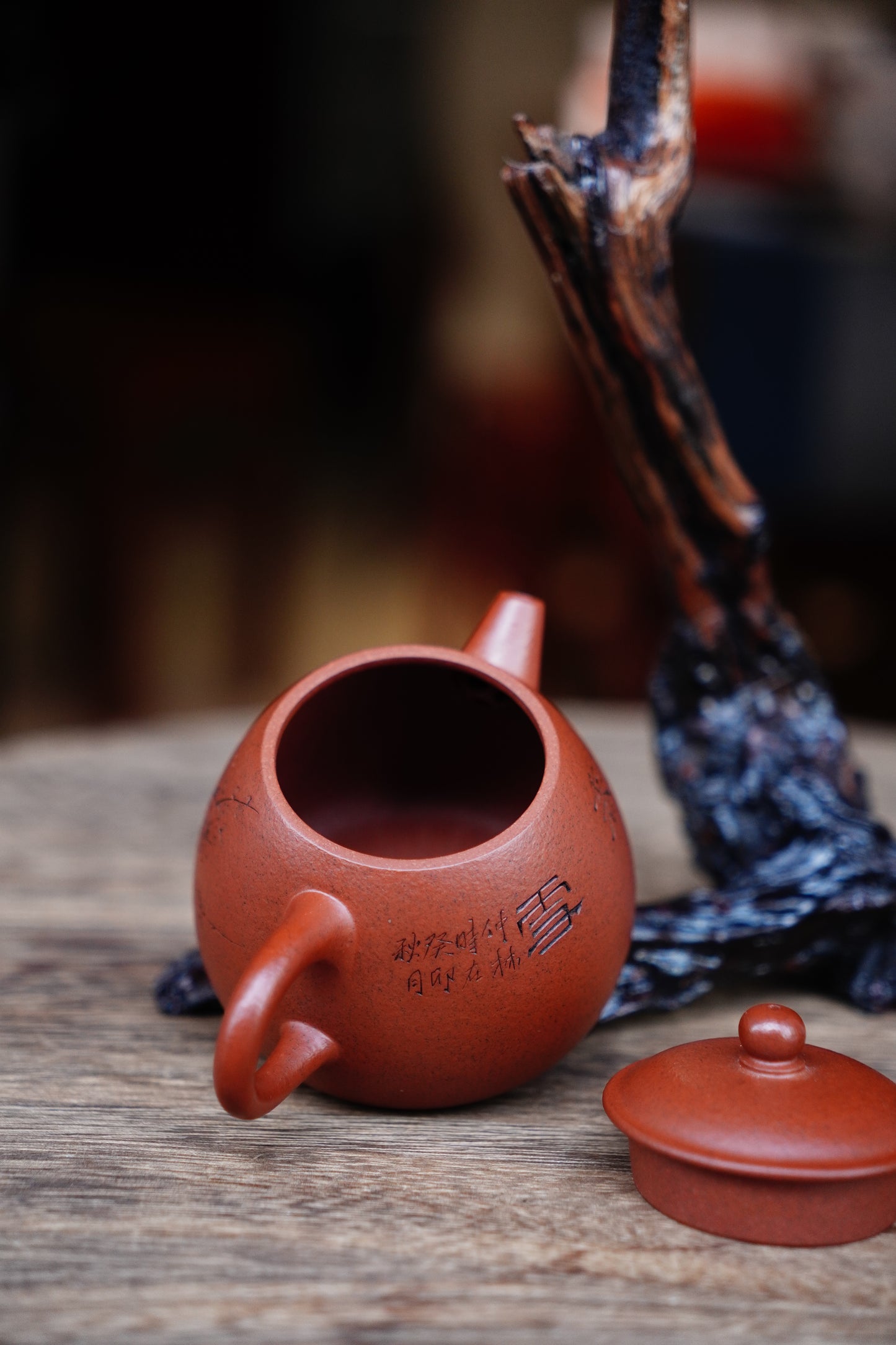 Collectible Weng Teapot (Yixing Zisha Artisan) - Handcrafted Old Zhu Ni clay Teapot 150ml Full-Handmade Zen Premium clay