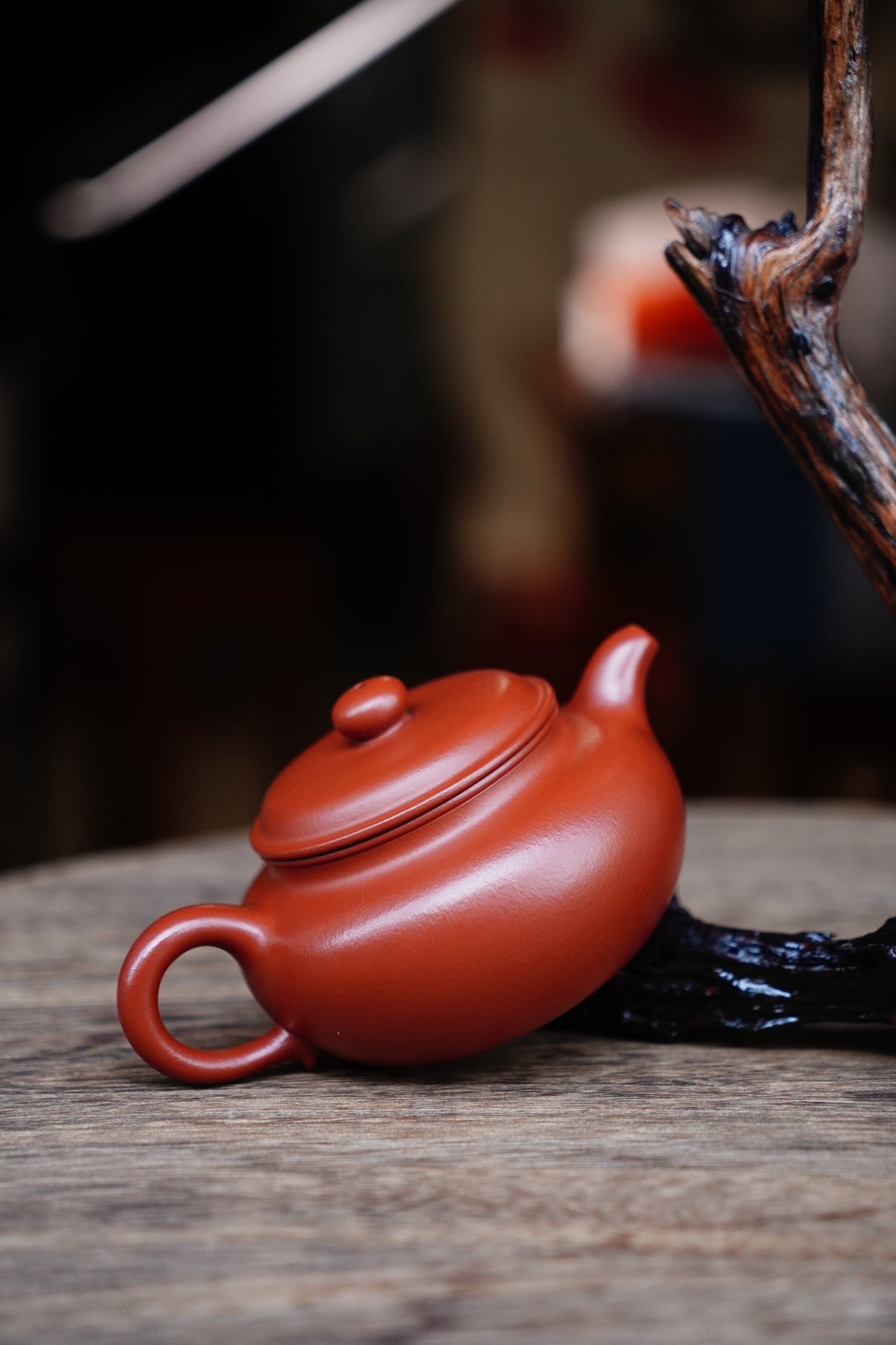 Collectible Fanggu Teapot (Yixing Zisha Artisan) - Handcrafted Old Zhu Ni clay Teapot 200ml Full-Handmade Zen Premium clay