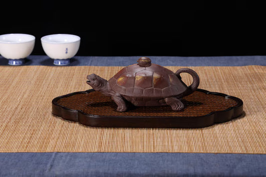 Handmade "Turtle Teapot" 120ml Yixing clay