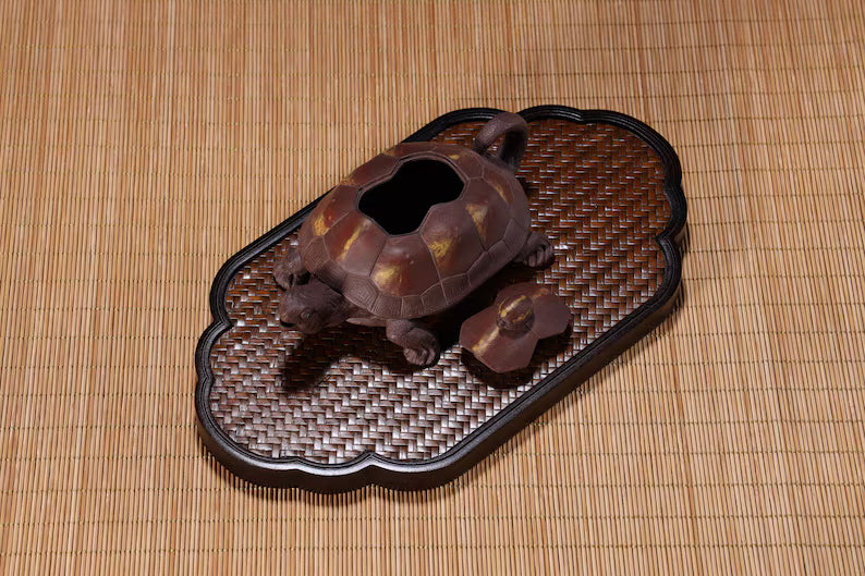 Handmade "Turtle Teapot" 120ml Yixing clay