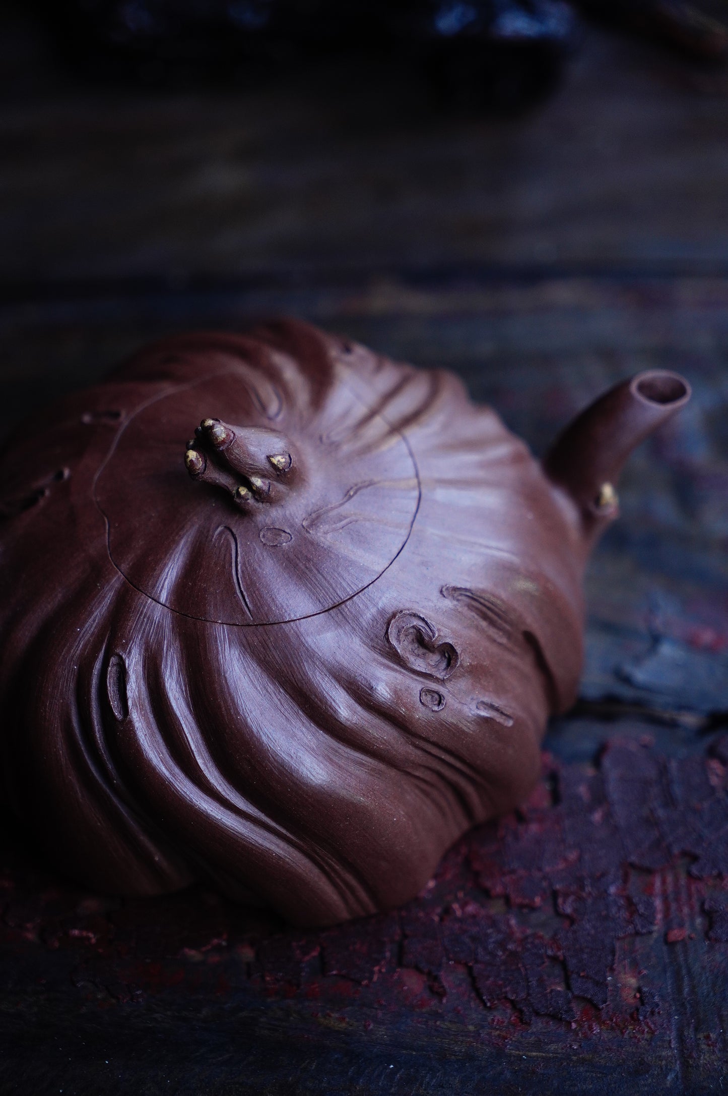Natural Tree Stump Teapot Full handmade Unique Gift |Nature-Inspired Zisha Art | Unique Tree Trunk Design | Collectible Gongfu Teaware