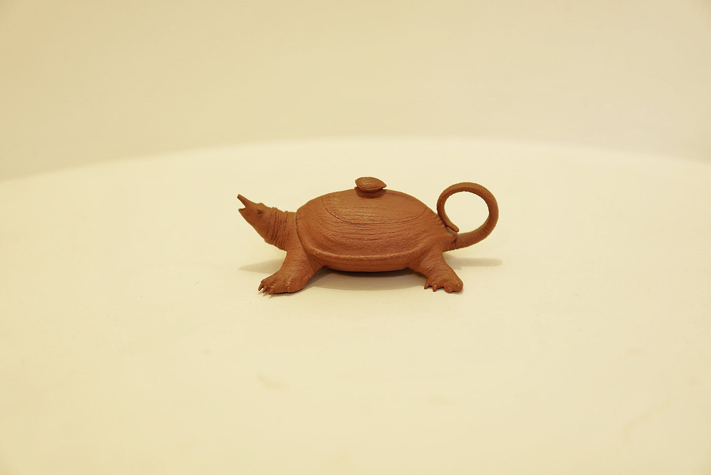 Small Yixing Zisha Teapot 90 ml - Hong Jiang Po Red Clay - Beetle Shape Gongfu Tea Pot - Chinese Kung Fu Tea Set - Collectible Mini Teapot