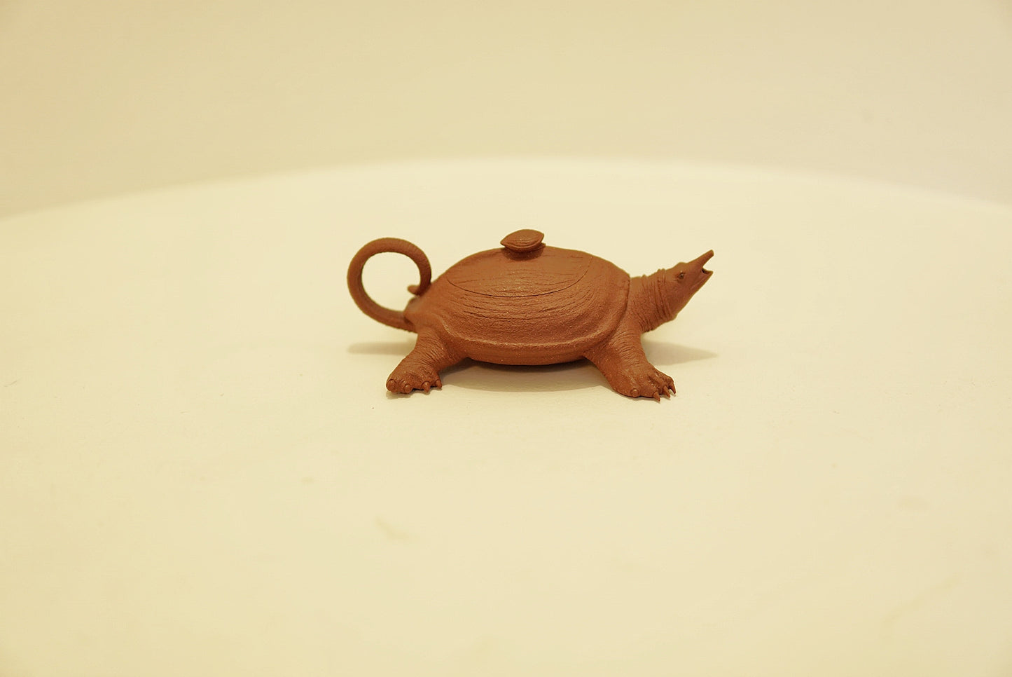 Small Yixing Zisha Teapot 90 ml - Hong Jiang Po Red Clay - Beetle Shape Gongfu Tea Pot - Chinese Kung Fu Tea Set - Collectible Mini Teapot