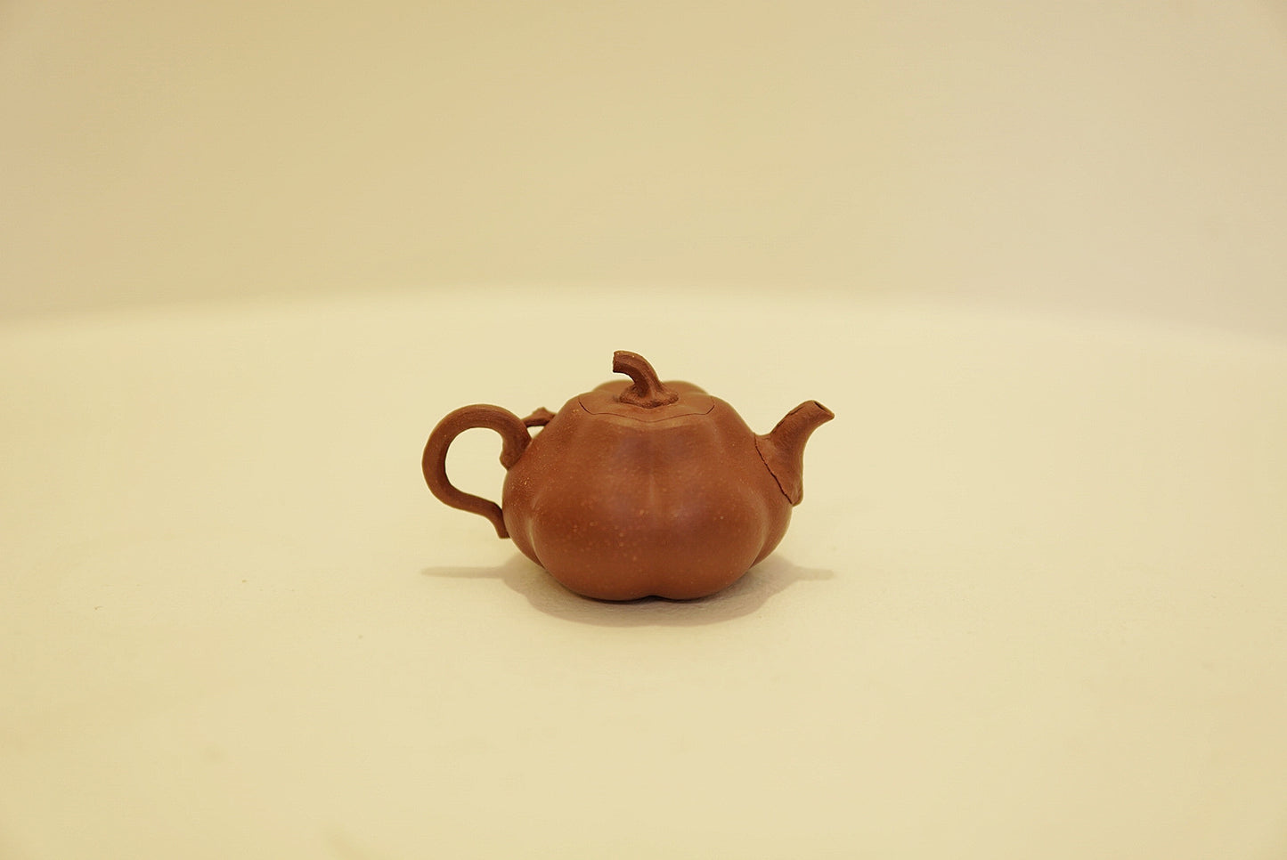 Yixing Zisha Mini Pumpkin Teapot | Nan Gua | Traditional Chinese Kung Fu Tea Pot | Hong Jiangpo Red Clay | 60 cc / 2.0 oz Tiny Teapot