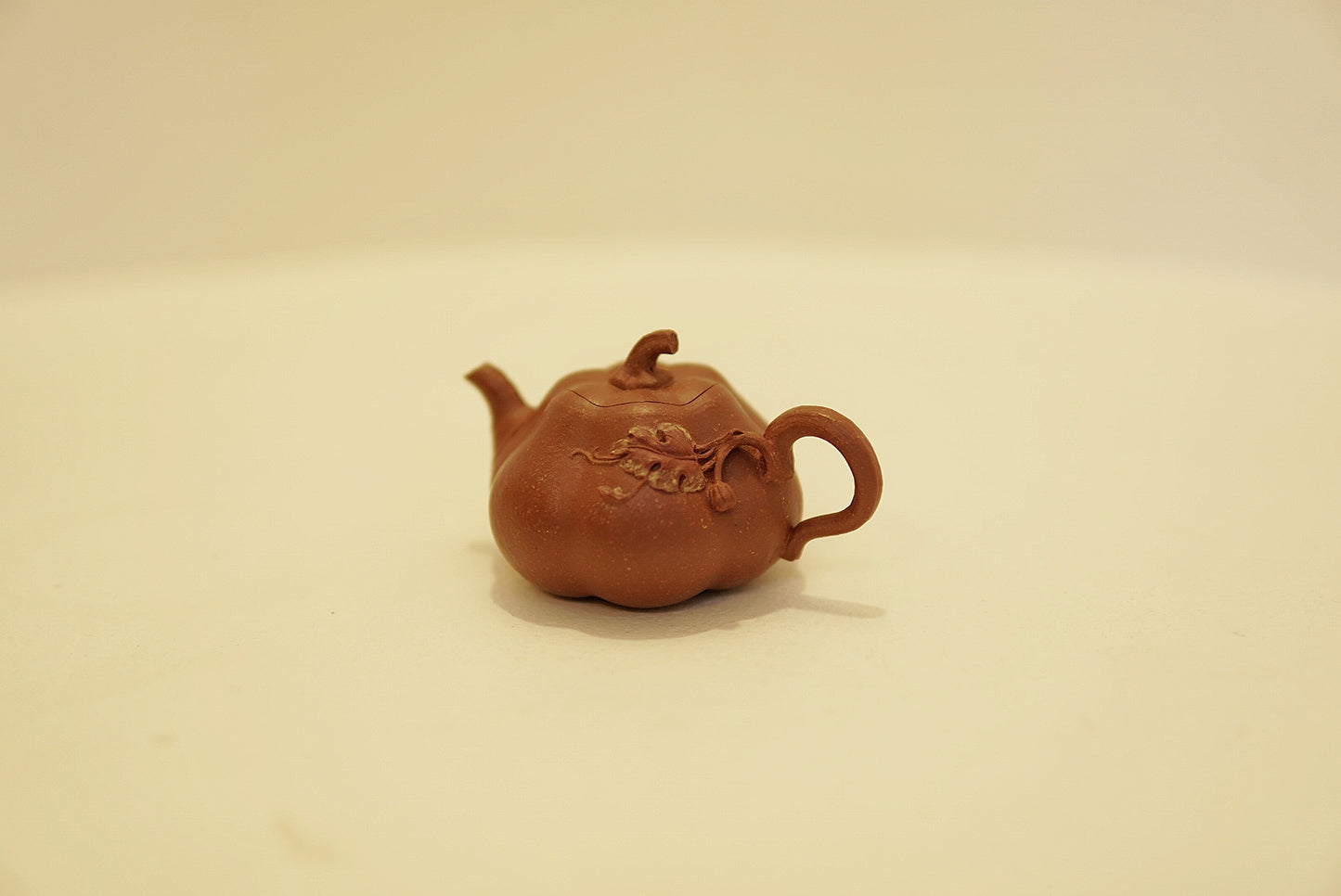 Yixing Zisha Mini Pumpkin Teapot | Nan Gua | Traditional Chinese Kung Fu Tea Pot | Hong Jiangpo Red Clay | 60 cc / 2.0 oz Tiny Teapot