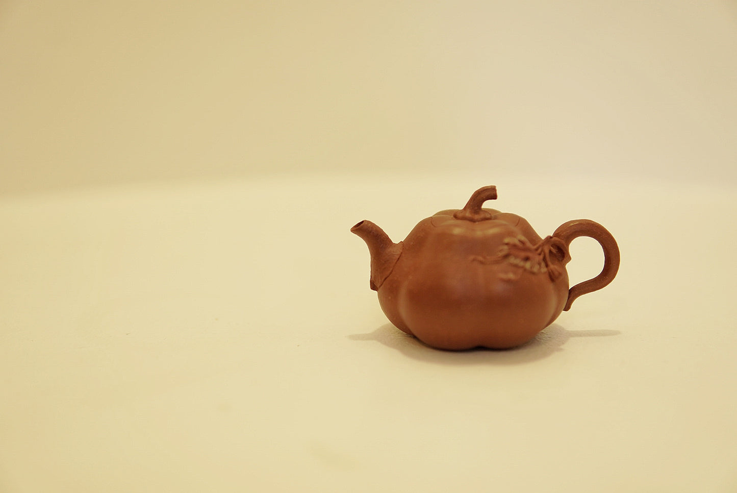 Yixing Zisha Mini Pumpkin Teapot | Nan Gua | Traditional Chinese Kung Fu Tea Pot | Hong Jiangpo Red Clay | 60 cc / 2.0 oz Tiny Teapot