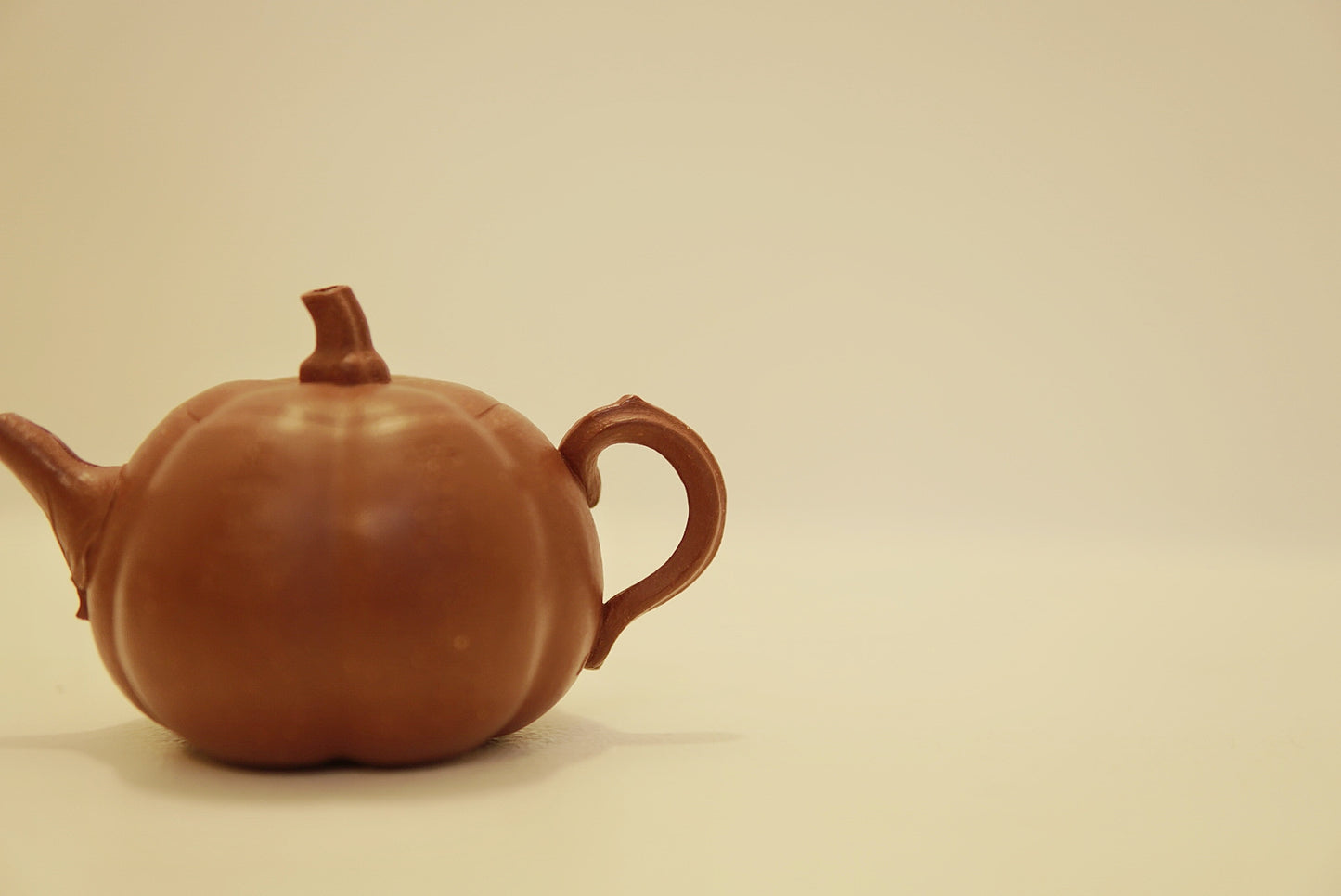 Rare Red Jiangpo Clay Pumpkin Teapot, 160ml | Dongling Style Yixing Zisha, Handcrafted Purple Clay Teapot for Gongfu Tea