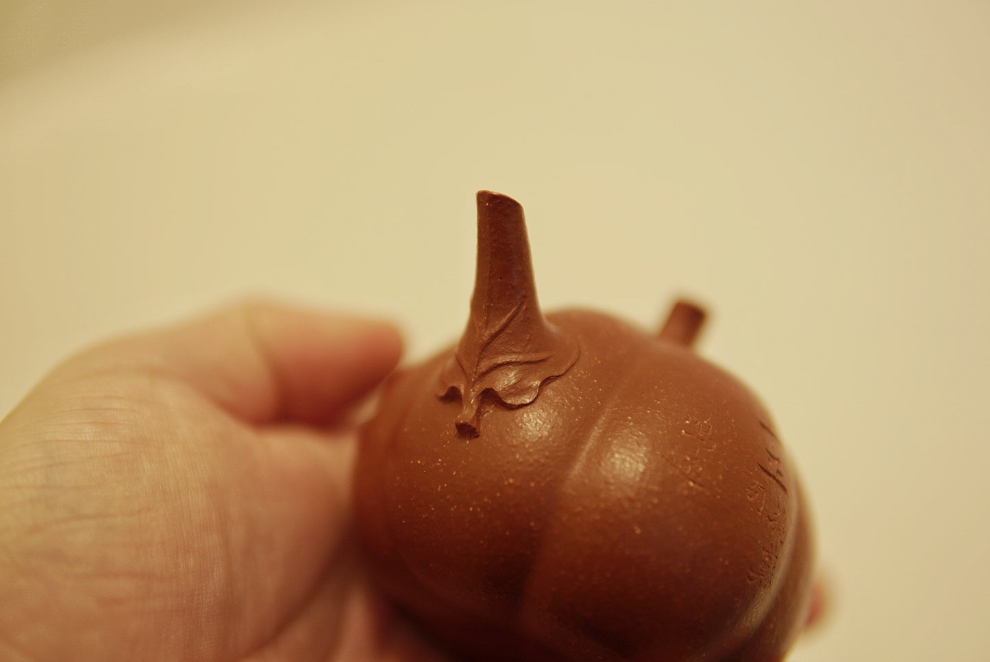 Rare Red Jiangpo Clay Pumpkin Teapot, 160ml | Dongling Style Yixing Zisha, Handcrafted Purple Clay Teapot for Gongfu Tea