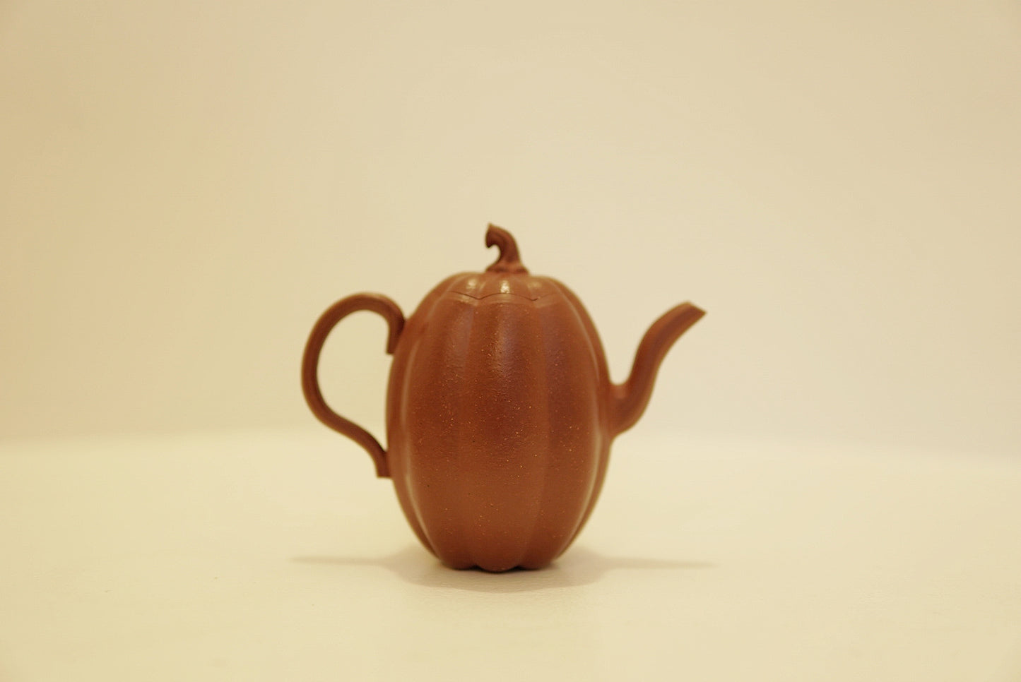 Rare Red Jiangpo Clay Teapot, Unique Elongated Pumpkin Shape 190ml | Handmade Yixing Zisha, Oval “Football” Inspired Artisan Teapot for Gongfu Tea