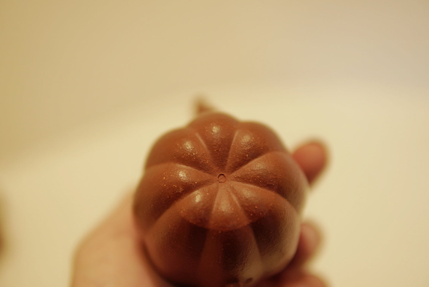 Rare Red Jiangpo Clay Teapot, Unique Elongated Pumpkin Shape 190ml | Handmade Yixing Zisha, Oval “Football” Inspired Artisan Teapot for Gongfu Tea