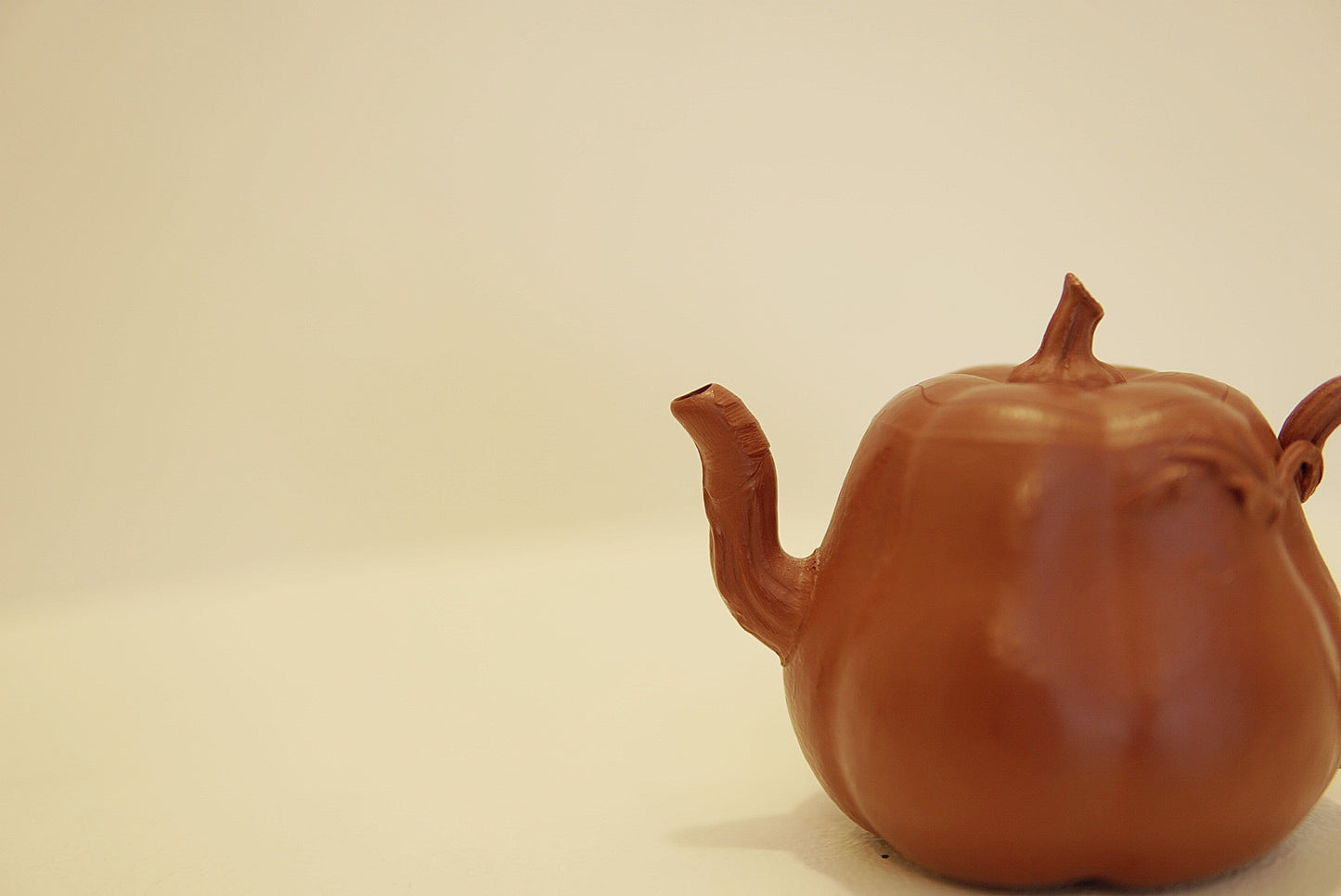 Handmade Yixing Zhu Ni Clay Pumpkin Teapot, 210ml | Artistic Purple Clay Teapot, Gong Fu Cha, Unique Tea Ceremony