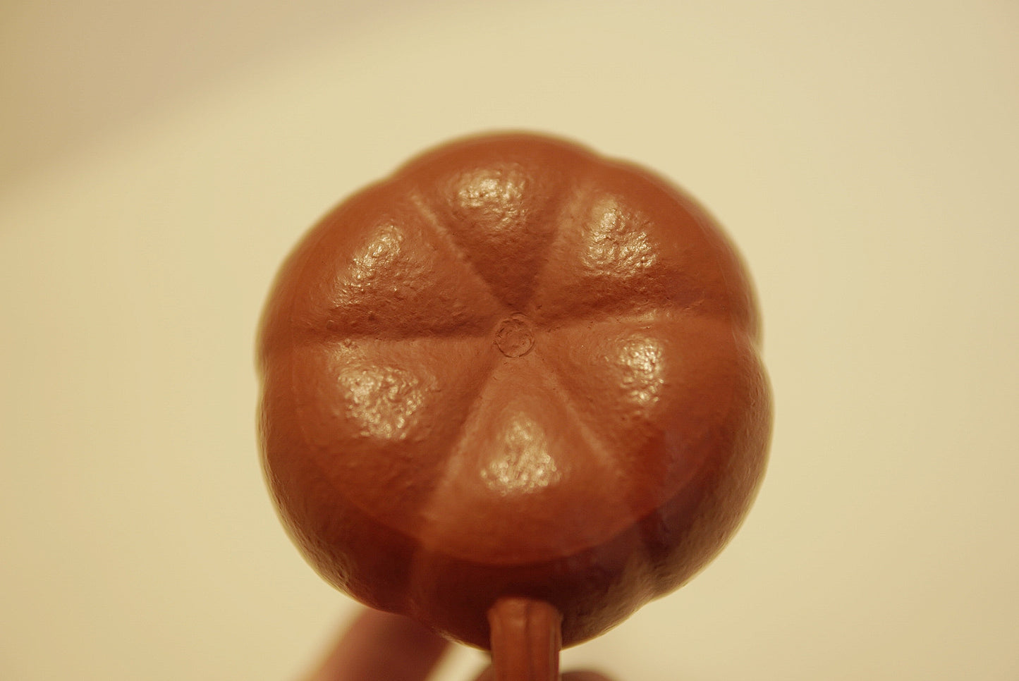 Handmade Yixing Zhu Ni Clay Pumpkin Teapot, 210ml | Artistic Purple Clay Teapot, Gong Fu Cha, Unique Tea Ceremony
