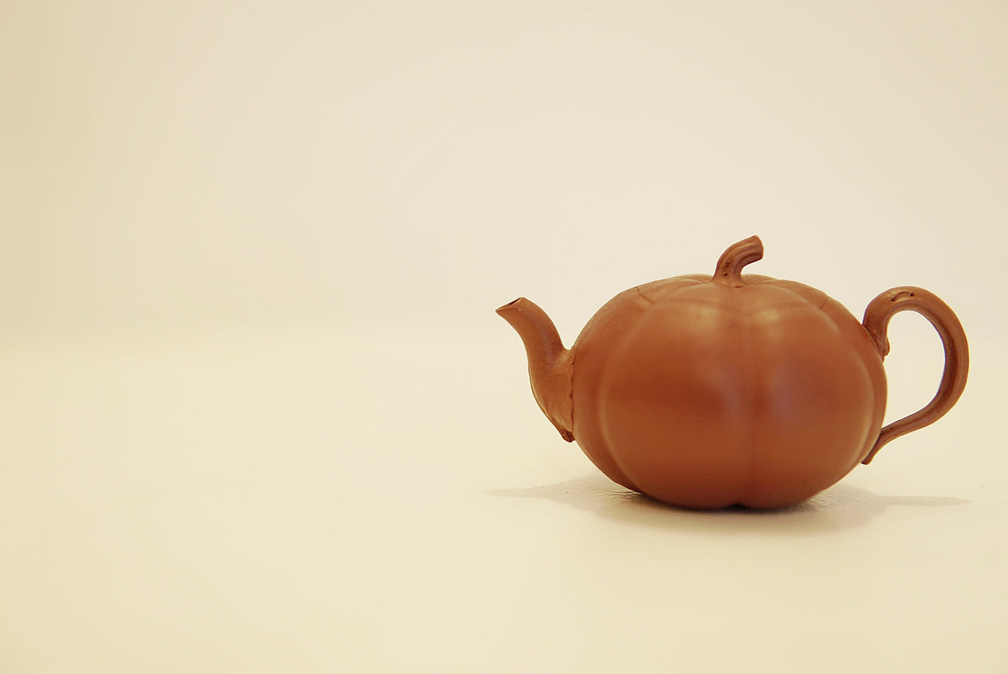 Yixing Zisha Mini Pumpkin Teapot | Nan Gua | Traditional Chinese Kung Fu Tea Pot | Hong Jiangpo Red Clay | 60 cc / 2.0 oz Tiny Teapot