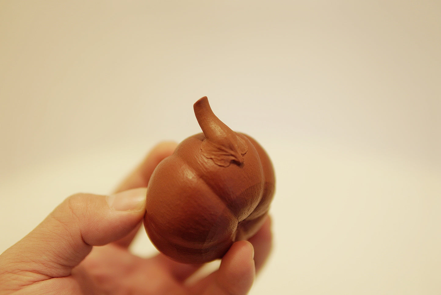 Yixing Zisha Mini Pumpkin Teapot | Nan Gua | Traditional Chinese Kung Fu Tea Pot | Hong Jiangpo Red Clay | 60 cc / 2.0 oz Tiny Teapot