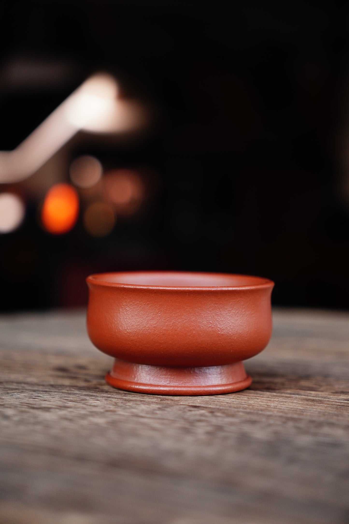 Antique-Style Zisha Teacup - Unglazed, Natural Clay Patina, Improves Tea Flavor 50ml