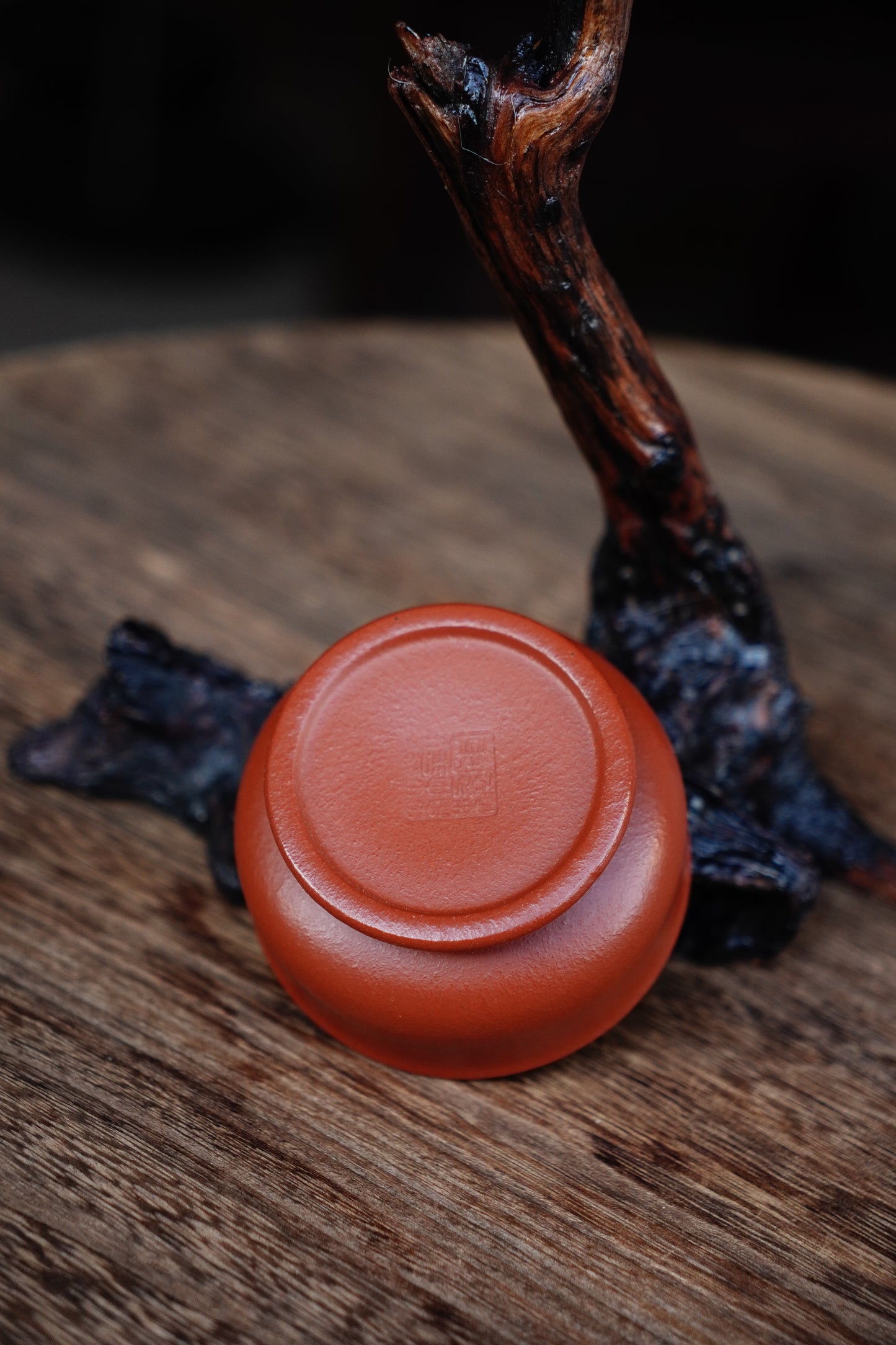 Antique-Style Zisha Teacup - Unglazed, Natural Clay Patina, Improves Tea Flavor 50ml
