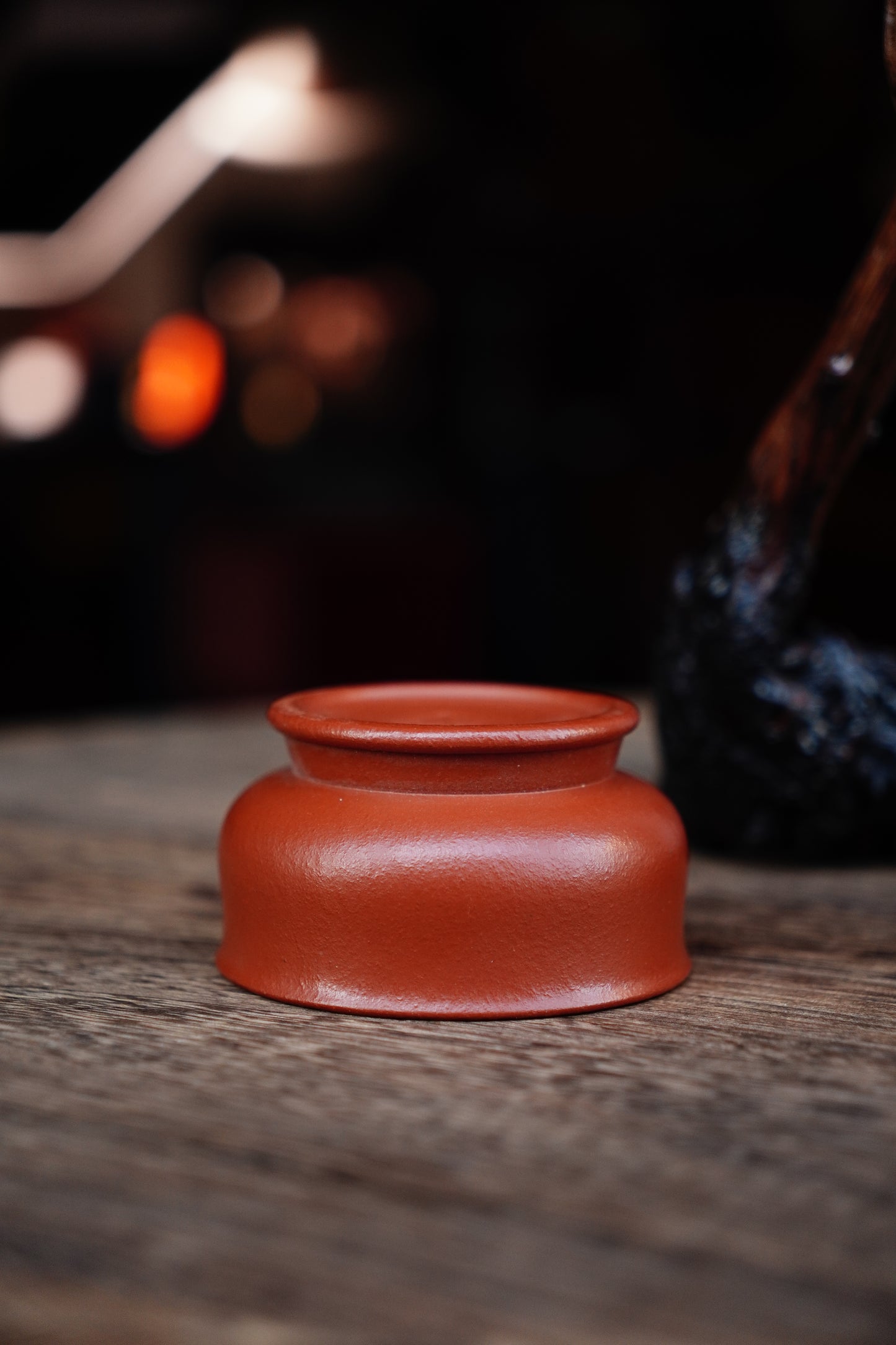 Antique-Style Zisha Teacup - Unglazed, Natural Clay Patina, Improves Tea Flavor 50ml