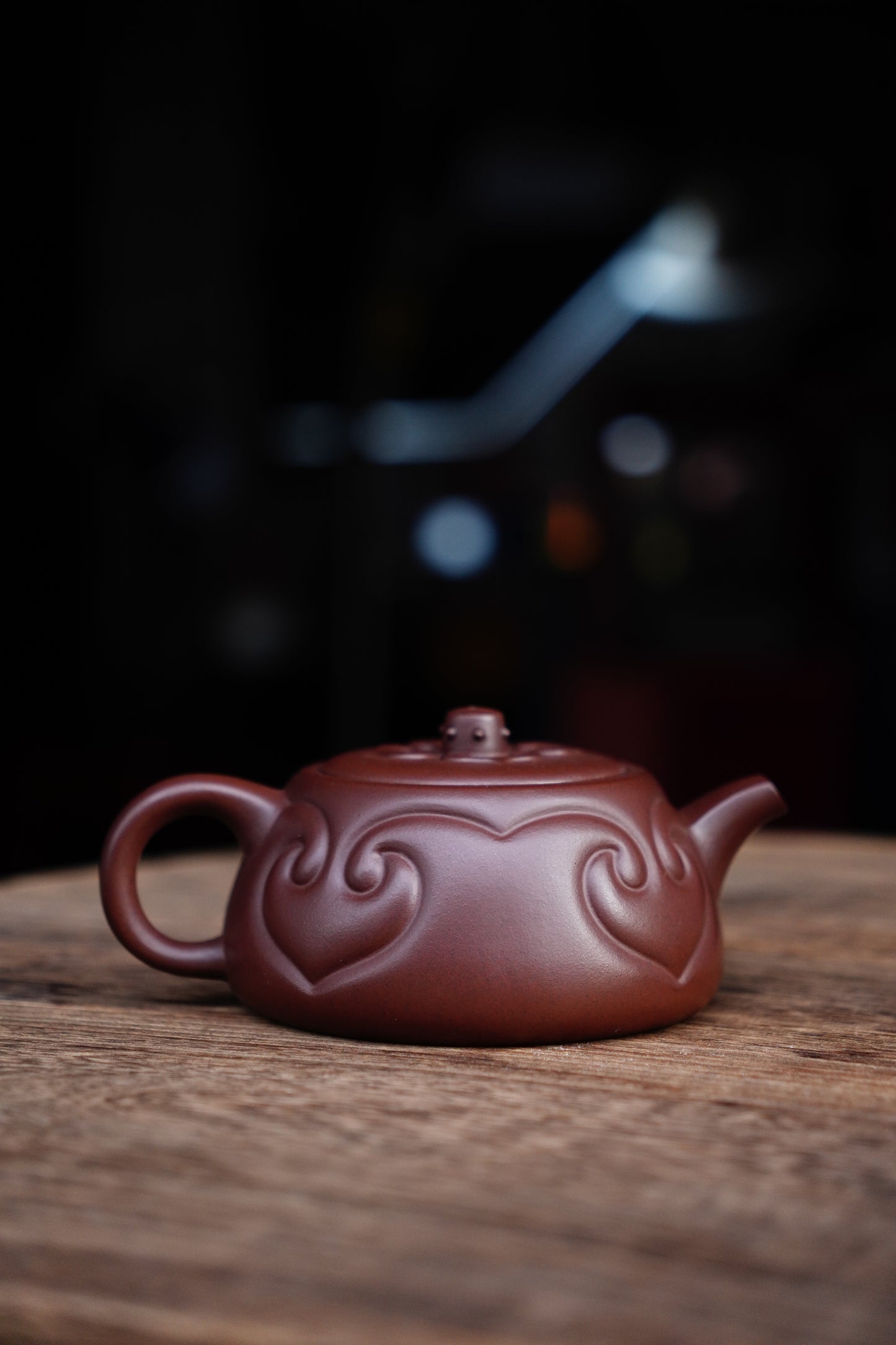 Handmade Yixing Zisha Teapot-Jinglan Well Curb Design with Ruyi Motif, Collectible Chinese Purple Clay Pot for Gongfu Tea 260ml