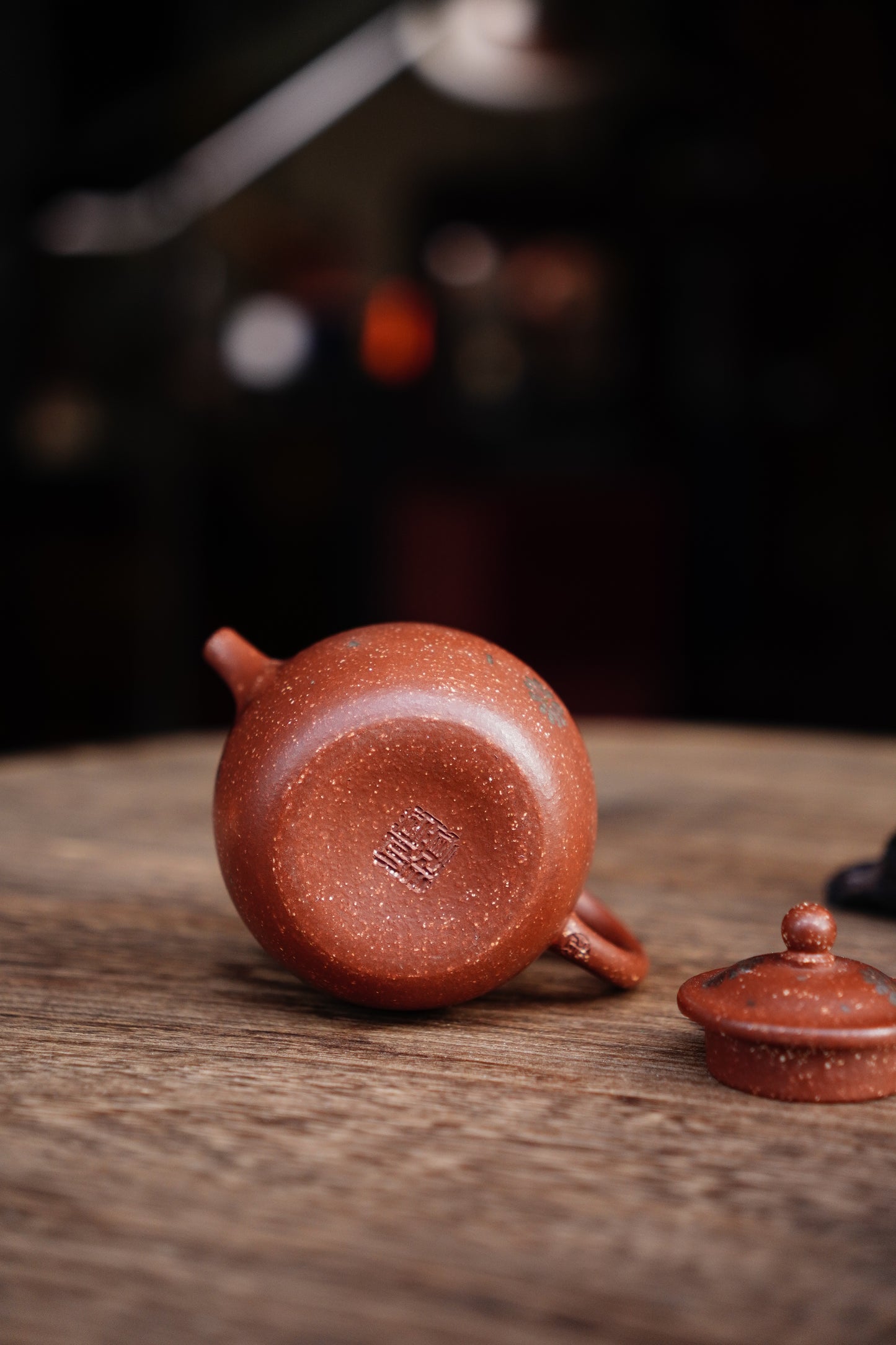 Handcrafted Yuanbao Yixing Zisha Teapot-Traditional Chinese Purple Clay Artisan Teapot for Gongfu Tea Red Jiangpo clay 160ml