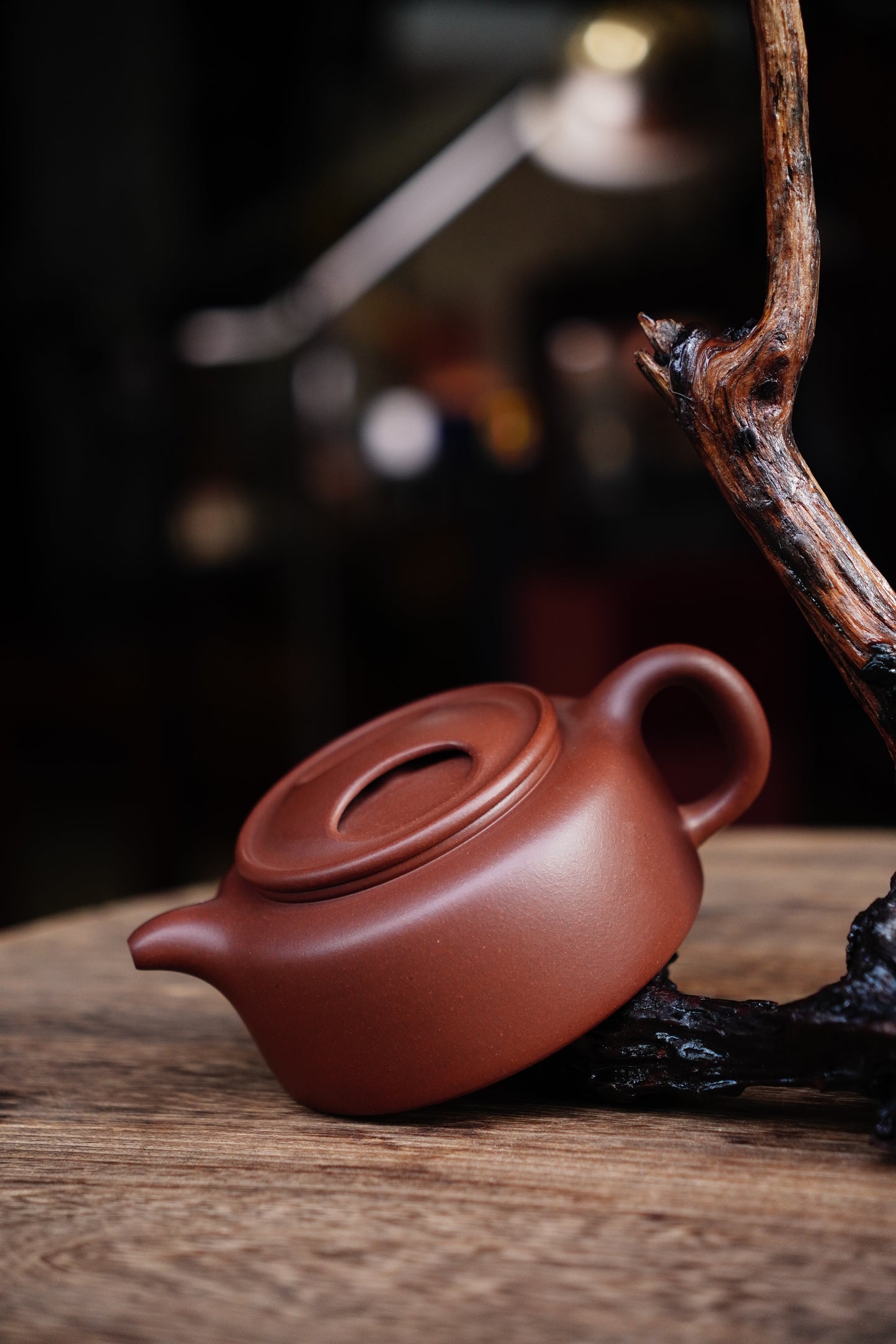 Full Handmade Niugailianzi Teapot Purple Clay 280ml