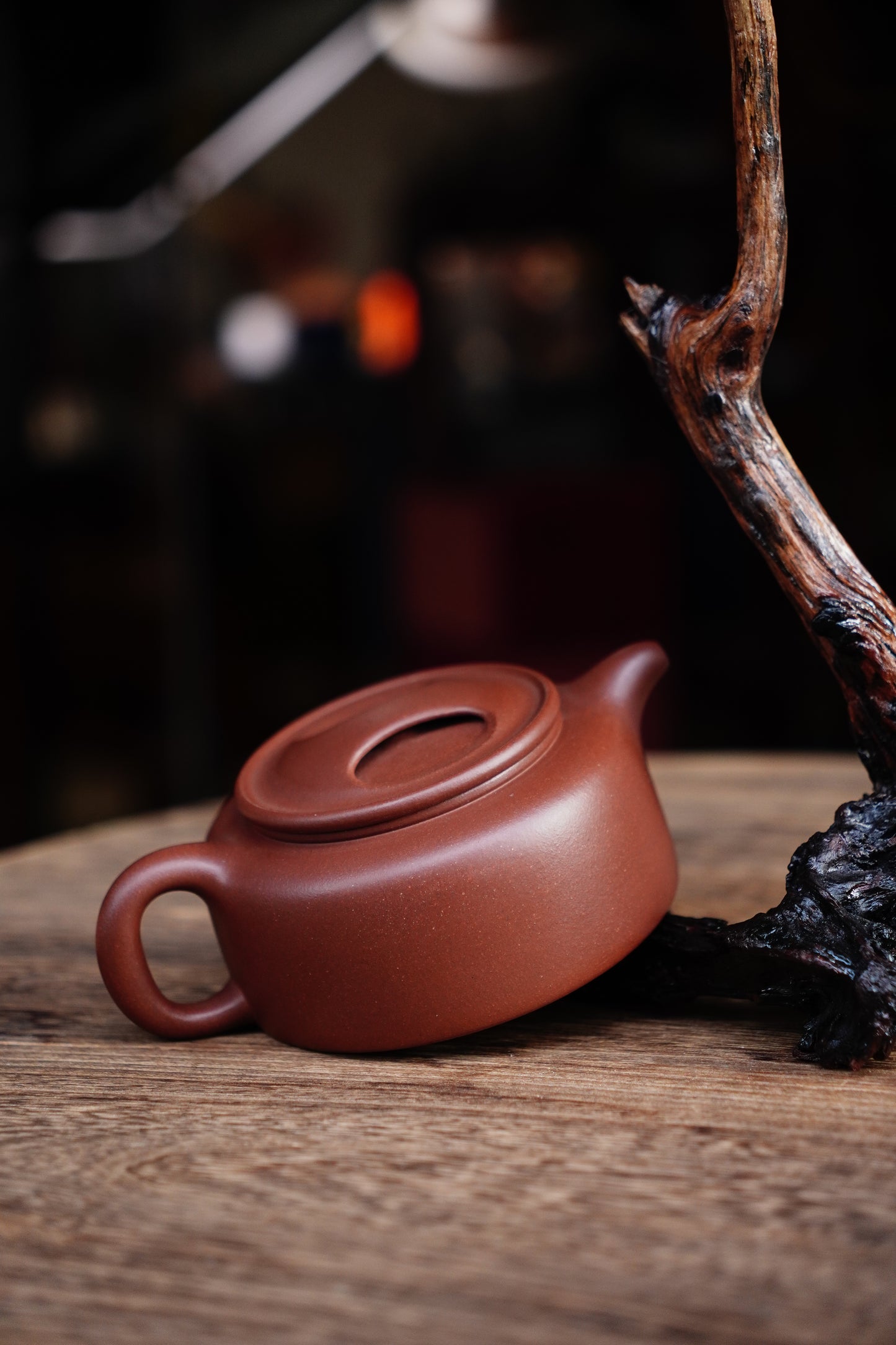 Full Handmade Niugailianzi Teapot Purple Clay 280ml