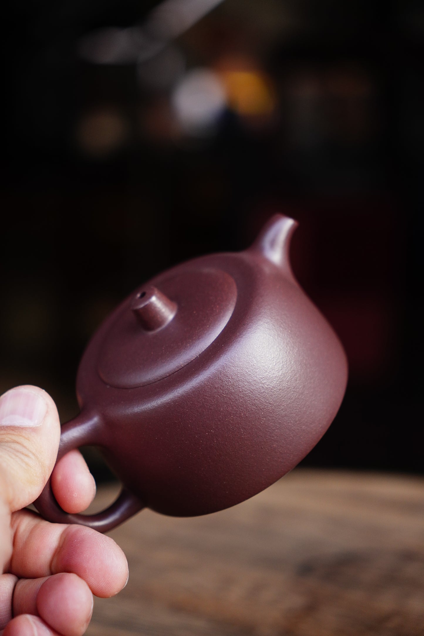 Handmade Jinglan purple clay teapot 150ml