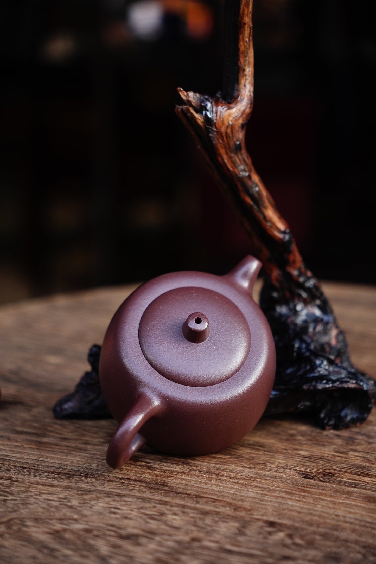 Handmade Jinglan purple clay teapot 150ml