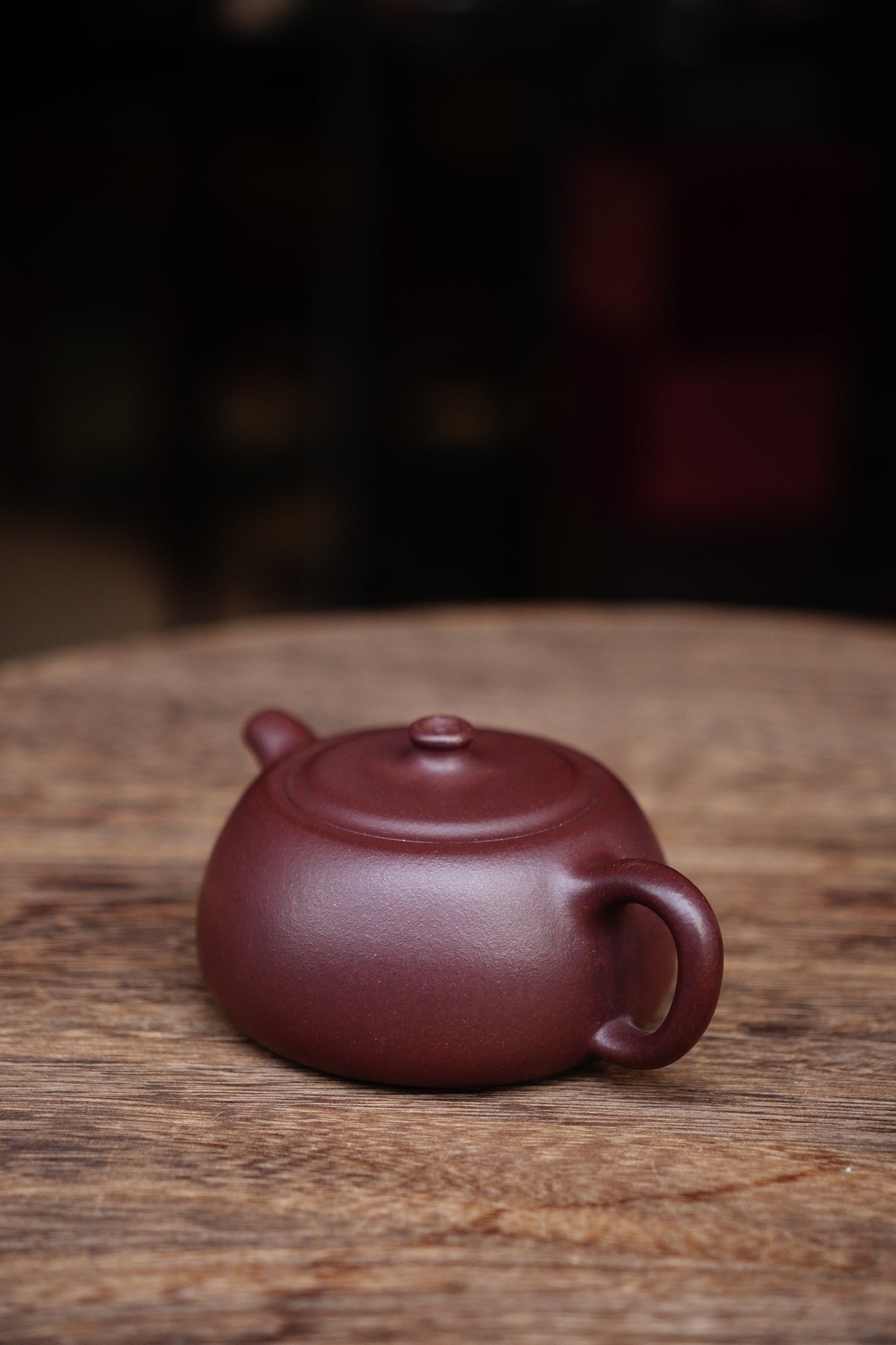 Full-Handmade Tangshi Jinglan teapot, purple clay, 200ml Collectible Zen Traditional Chinese Tea Art