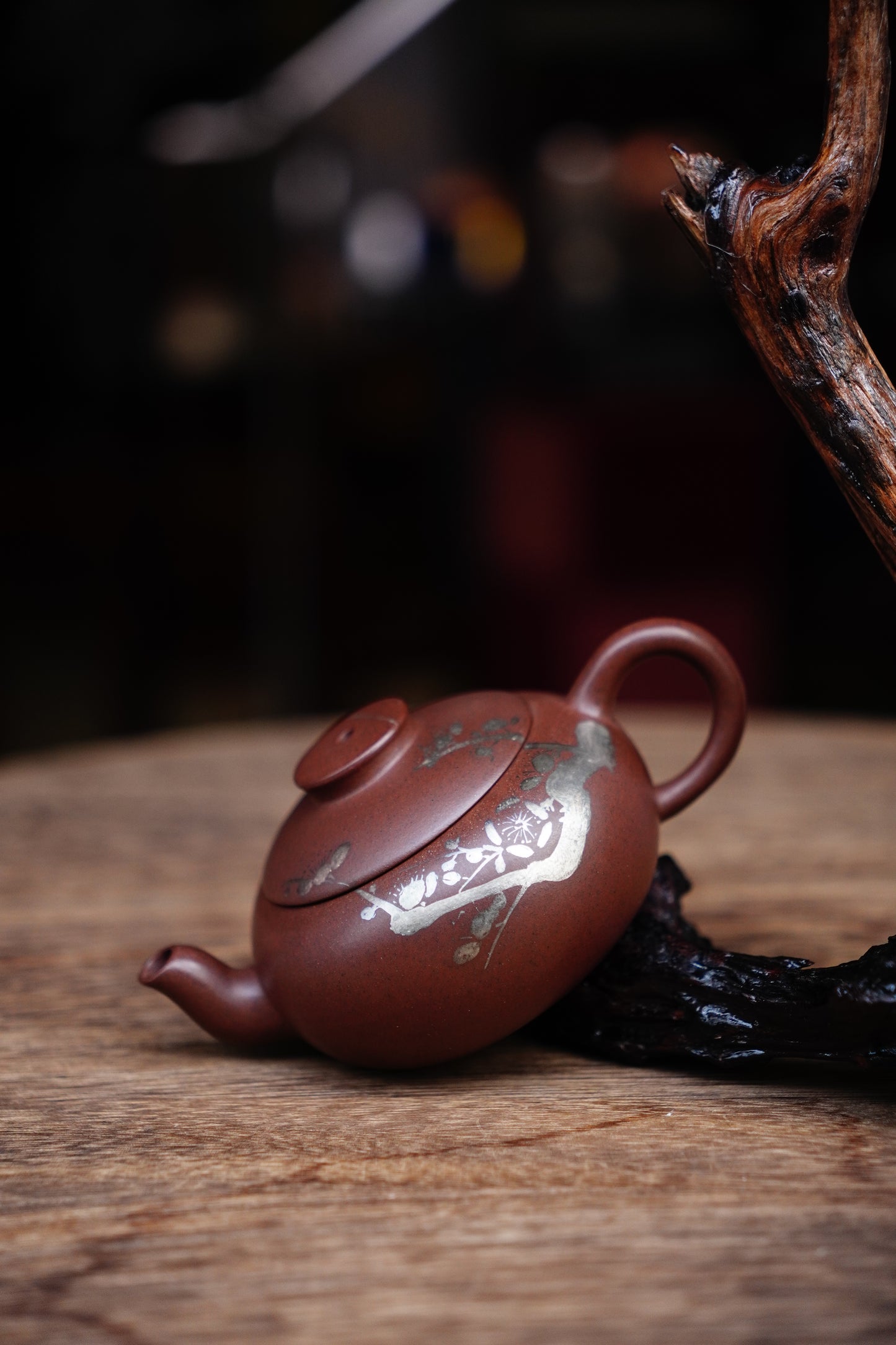 Handmade Julunzhu Teapot purple clay, 150ml