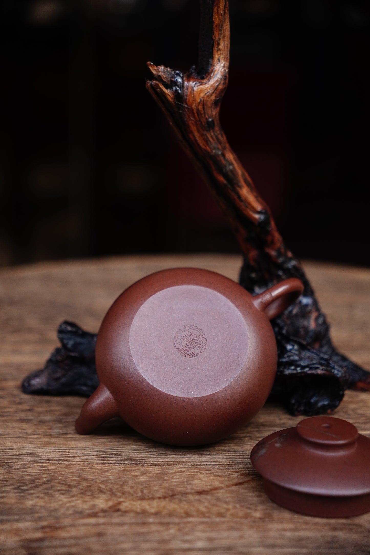 Handmade Julunzhu Teapot purple clay, 150ml