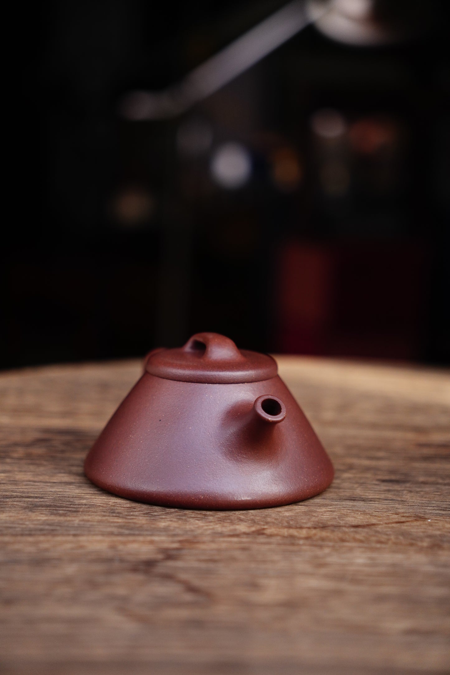 Handmade wenpiao teapot, Purple clay 170ml