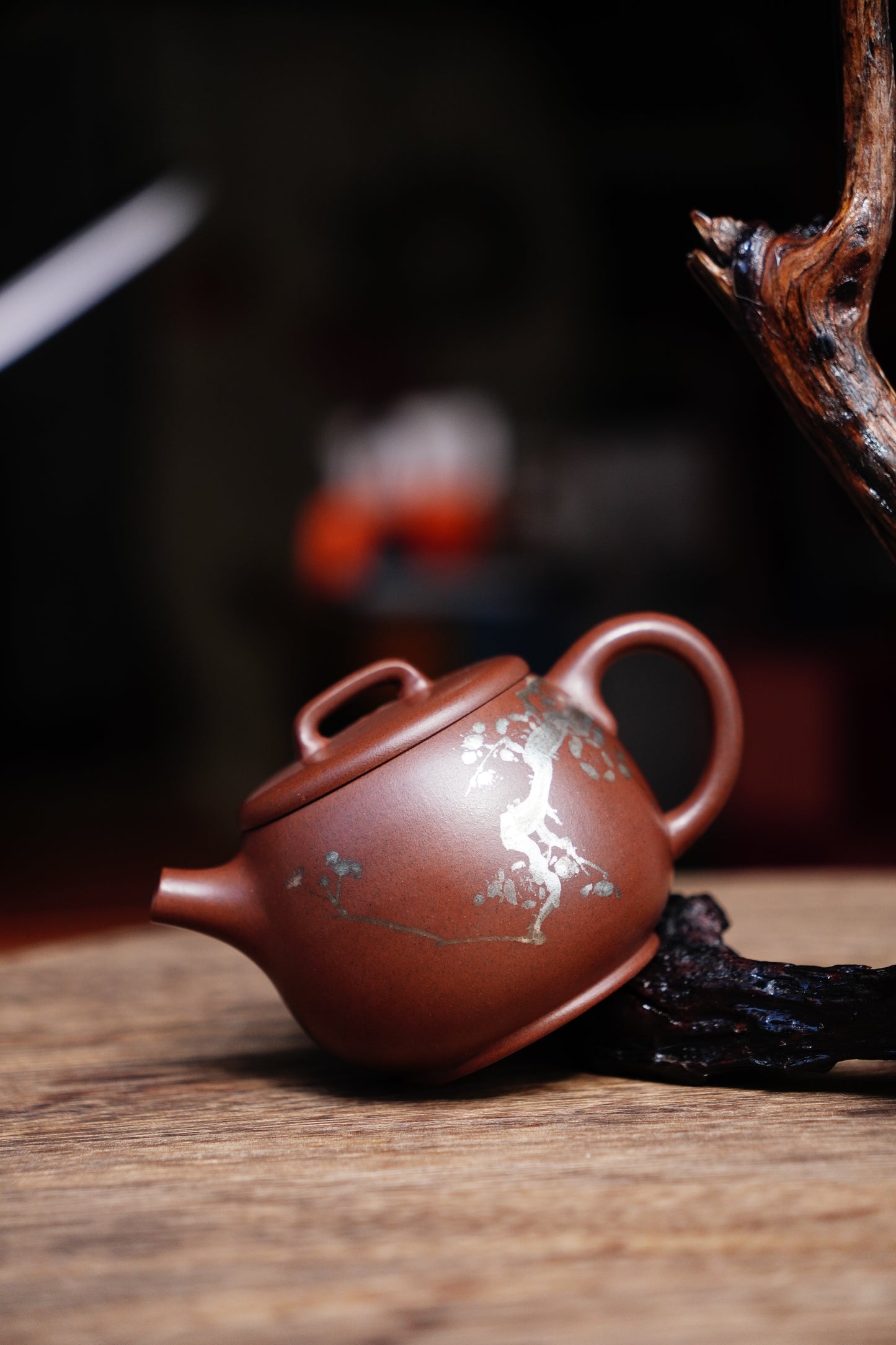 Handmade Wandang teapot,  Yixing Zisha clay