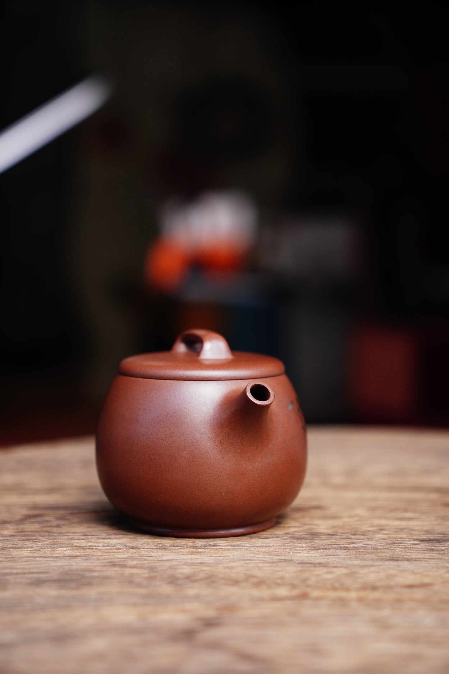 Handmade Wandang teapot,  Yixing Zisha clay