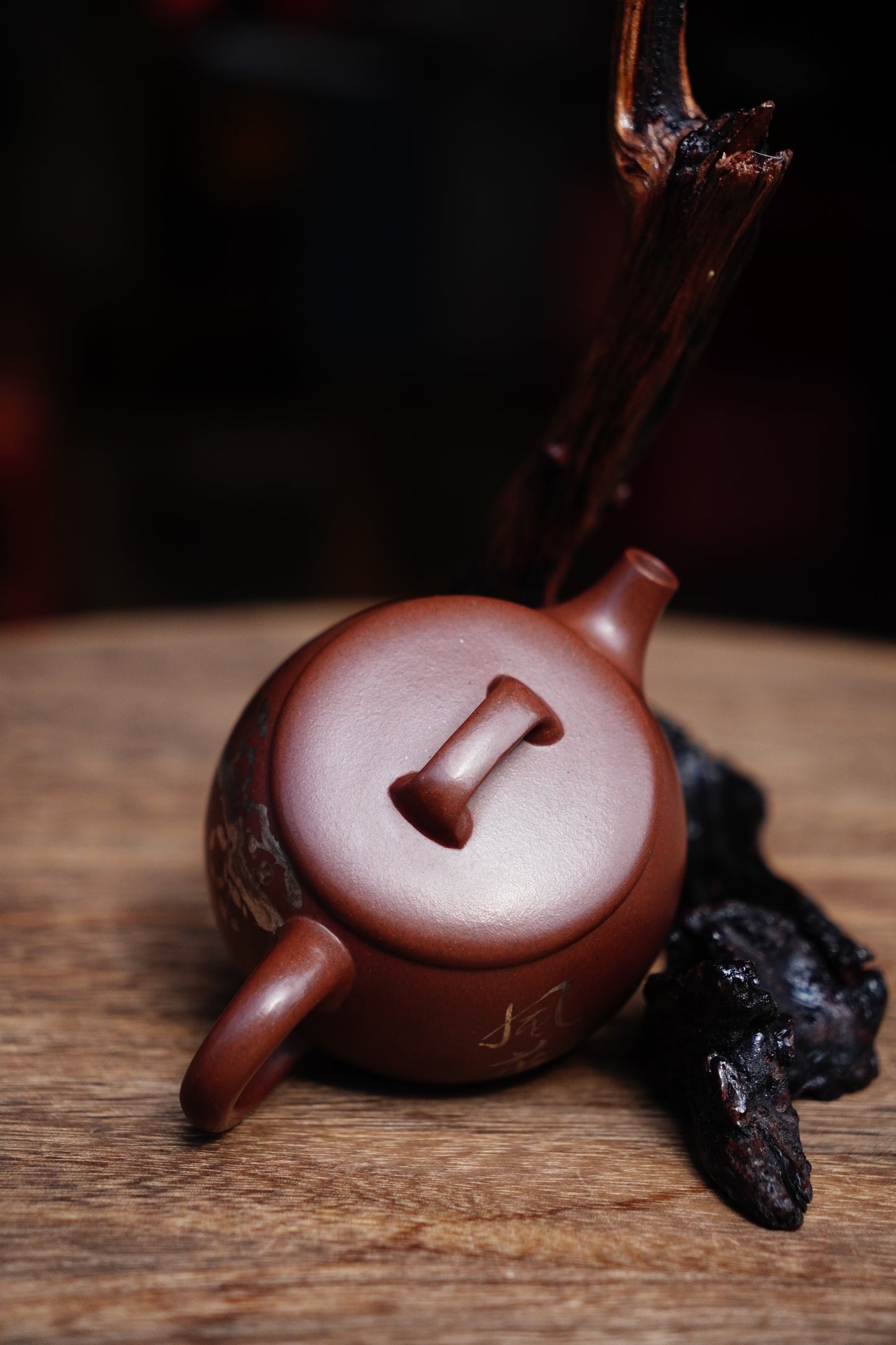 Handmade Wandang teapot,  Yixing Zisha clay