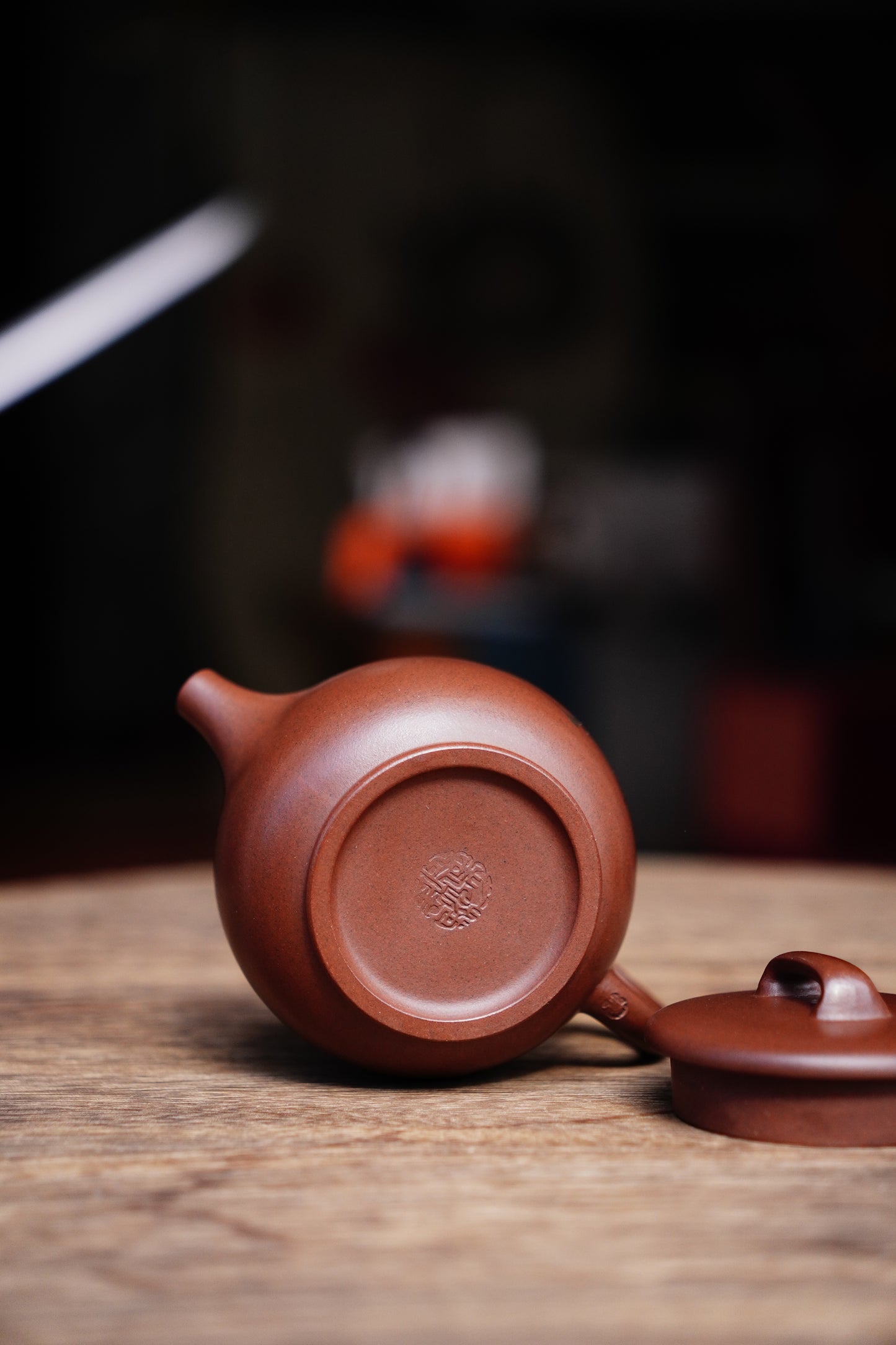 Handmade Wandang teapot,  Yixing Zisha clay