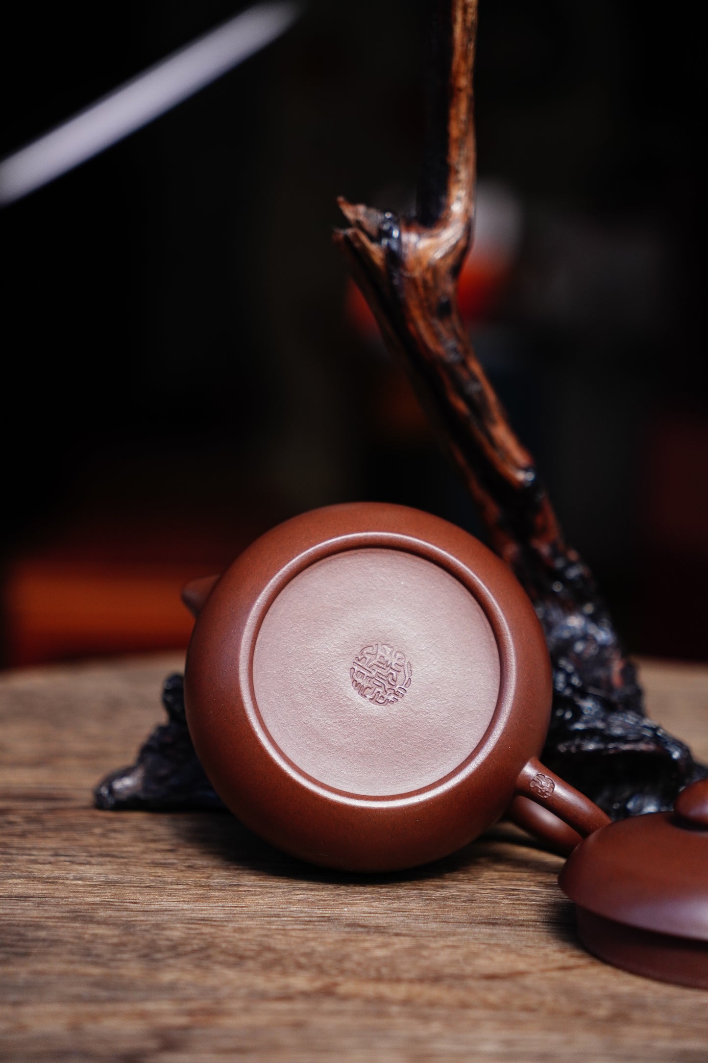 Handmade mingshi wendan teapot, purple clay 210ml