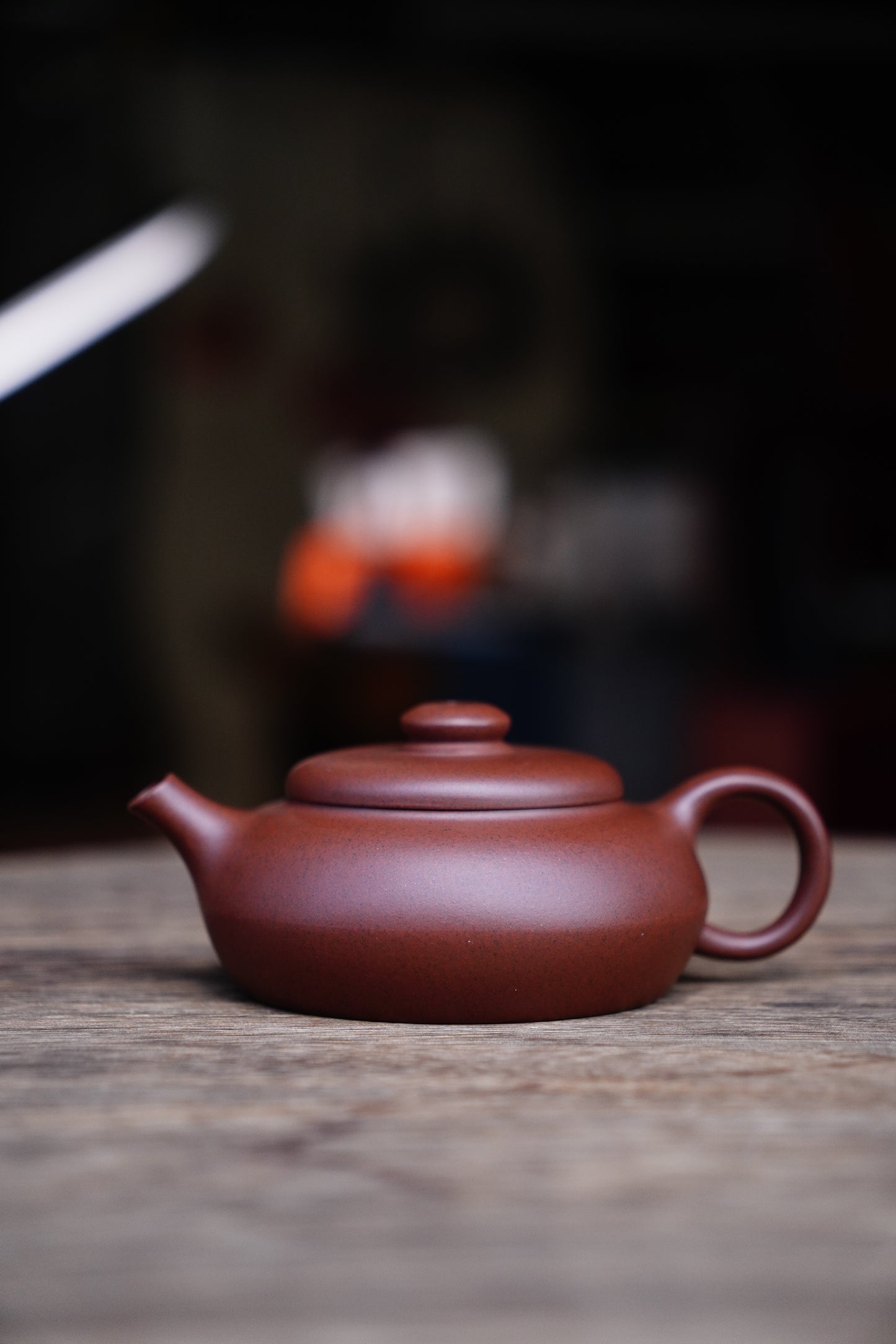 Handmade Hehuan teapot Zisha Yixing clay purple clay 160ml ceramic pottery, gonfu tea, Zen