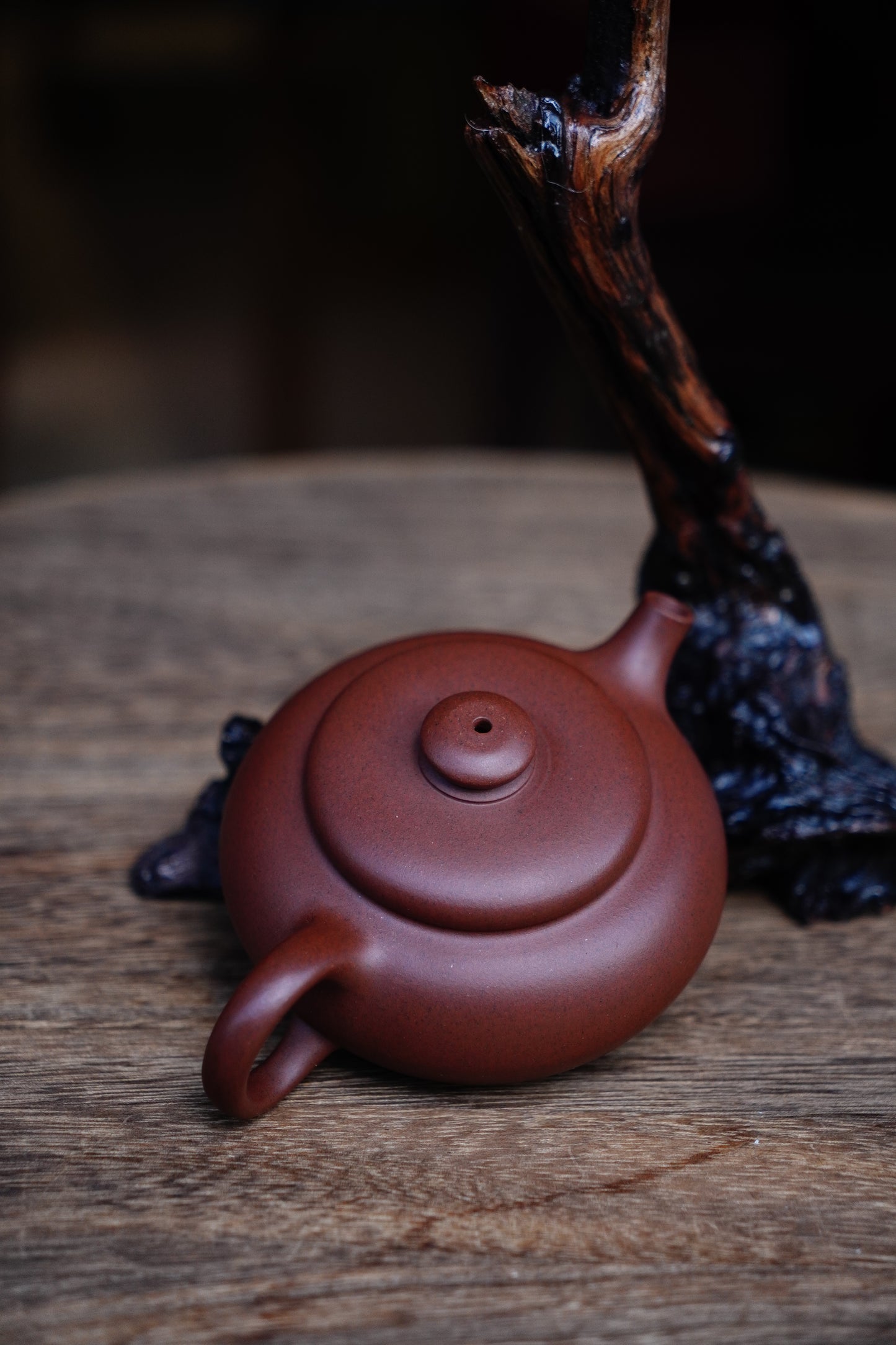 Handmade Hehuan teapot Zisha Yixing clay purple clay 160ml ceramic pottery, gonfu tea, Zen