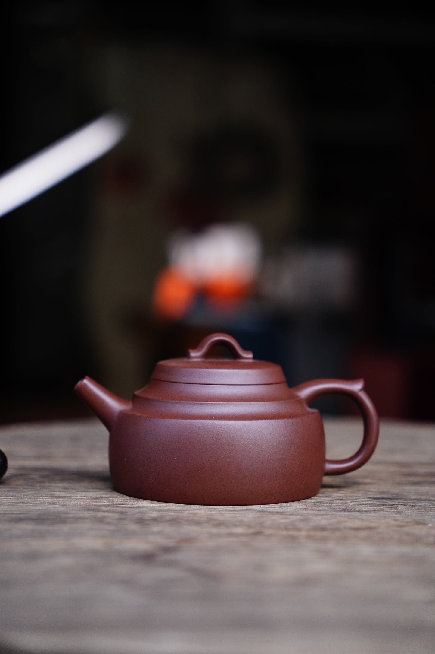 Handmade Xinqiao purple clay teapot 170ml Zen Gongfu tea