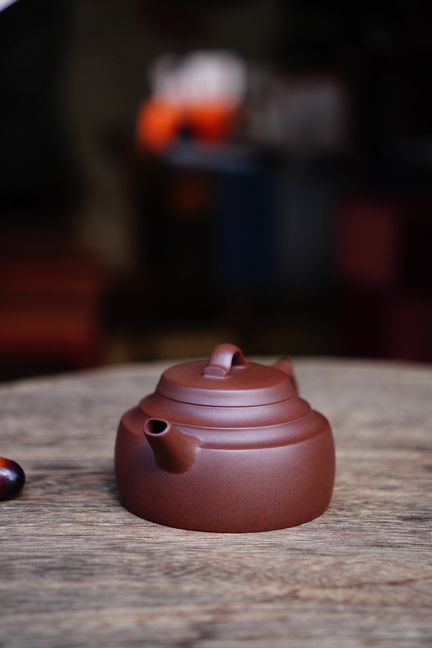Handmade Xinqiao purple clay teapot 170ml Zen Gongfu tea