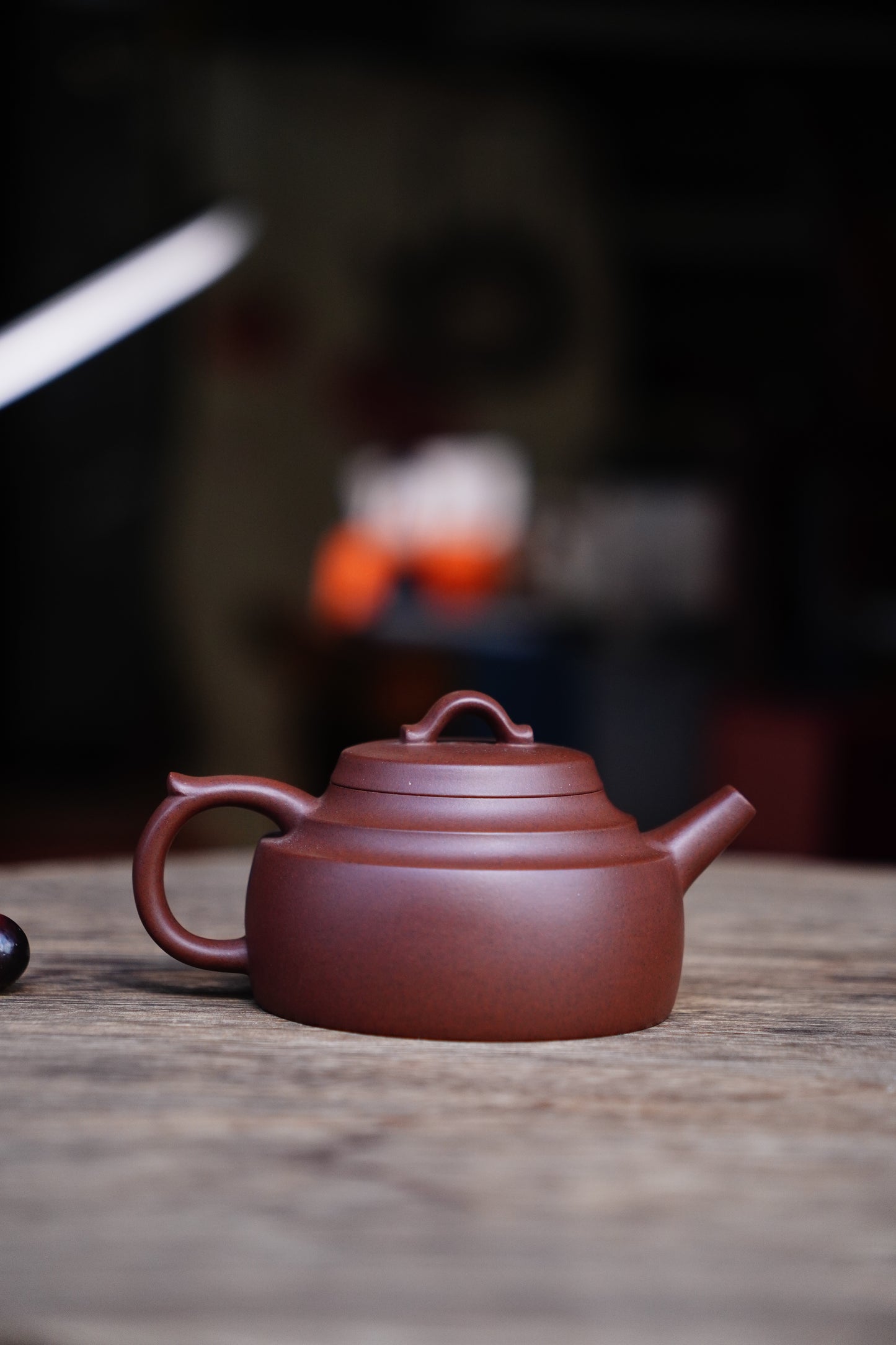 Handmade Xinqiao purple clay teapot 170ml Zen Gongfu tea