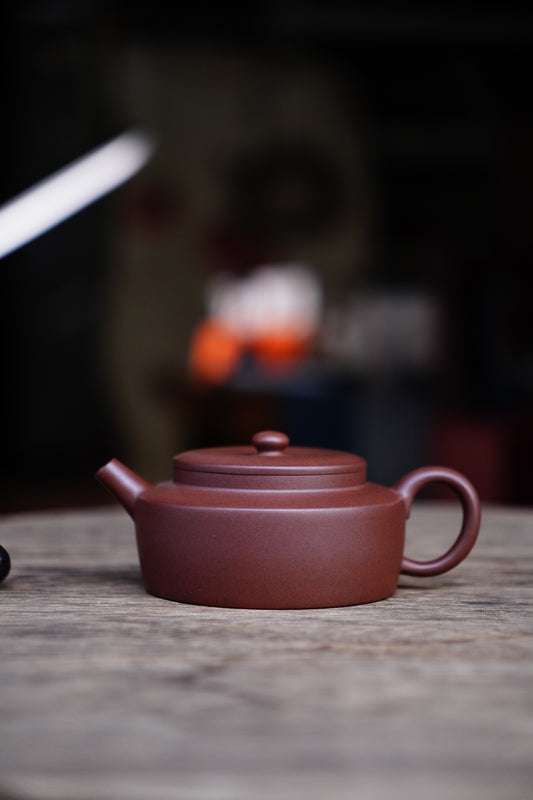 Zhoudpan Yixing Zisha Teapot 170ml - Traditional Chinese Purple Clay Teapot - Handmade Kung Fu Tea Pot for Oolong Puerh Gongfu Tea Ceremony*