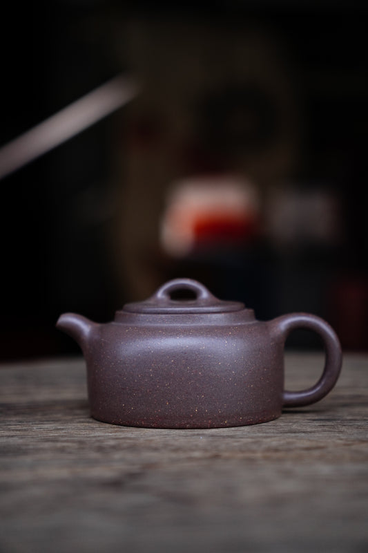 Full-Handmade Jinglan teapot, Old Duan clay, 170ml Collectible Zen Traditional Chinese Tea Art
