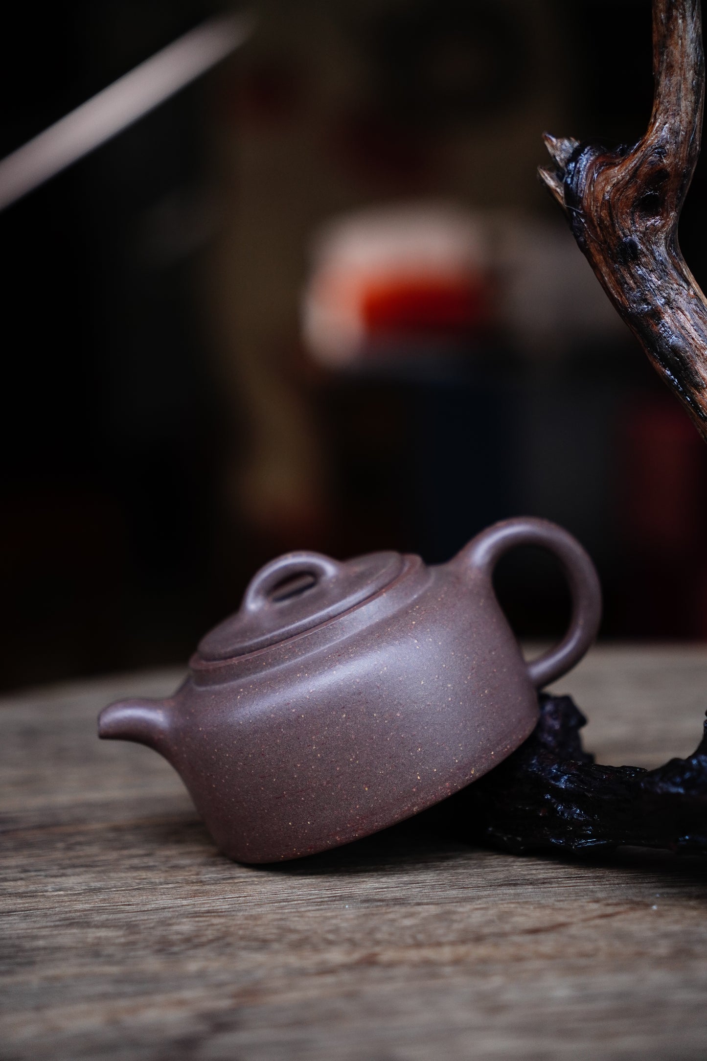 Full-Handmade Jinglan teapot, Old Duan clay, 170ml Collectible Zen Traditional Chinese Tea Art